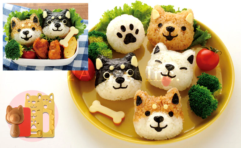 Omusubi (Rice Ball) Maker Set - Shiba Inu - Image 2