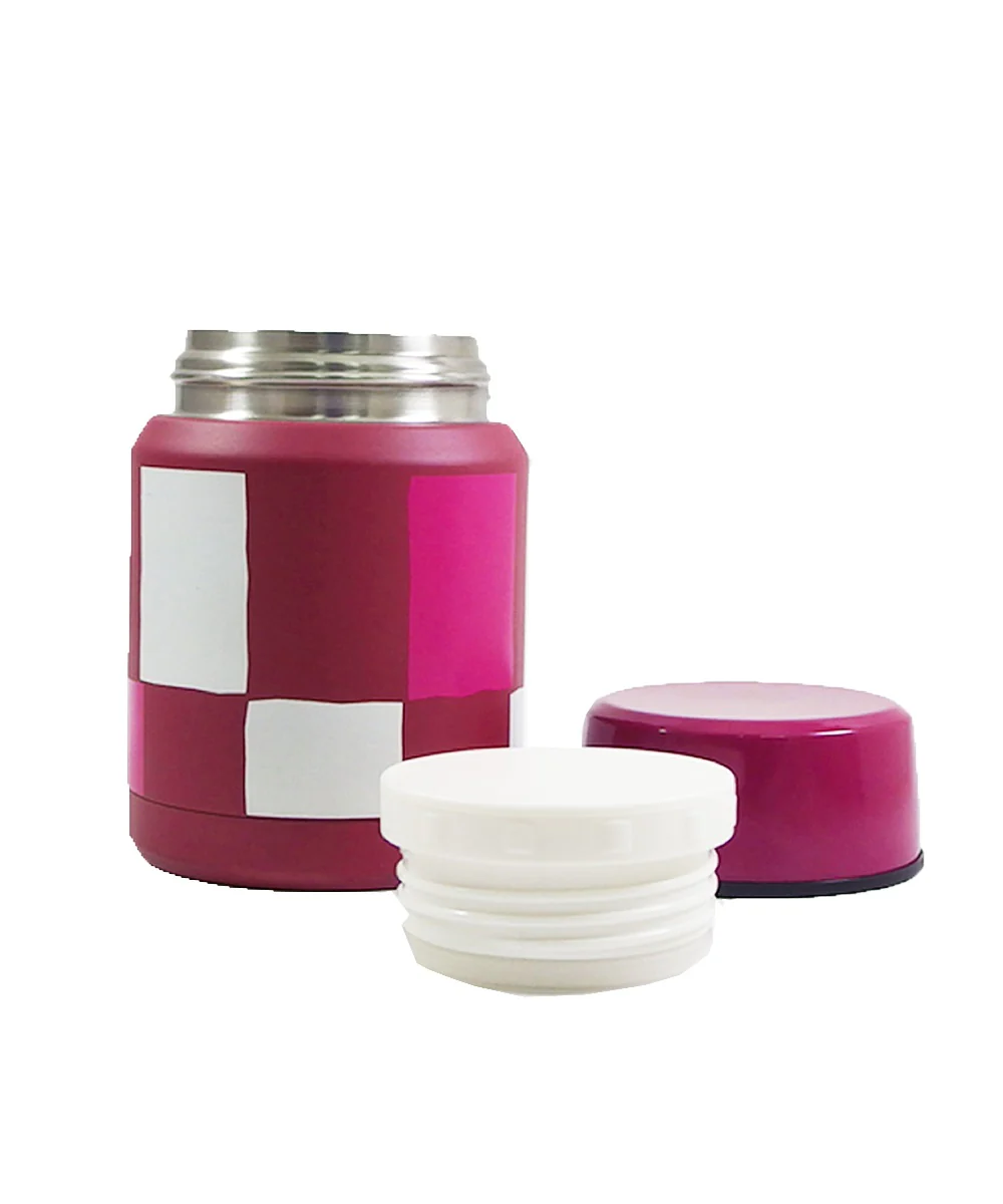 OUTDOOR PRODUCTS® Stainless Steel Soup Pot 350 ml Bordeaux & Pink - Image 2