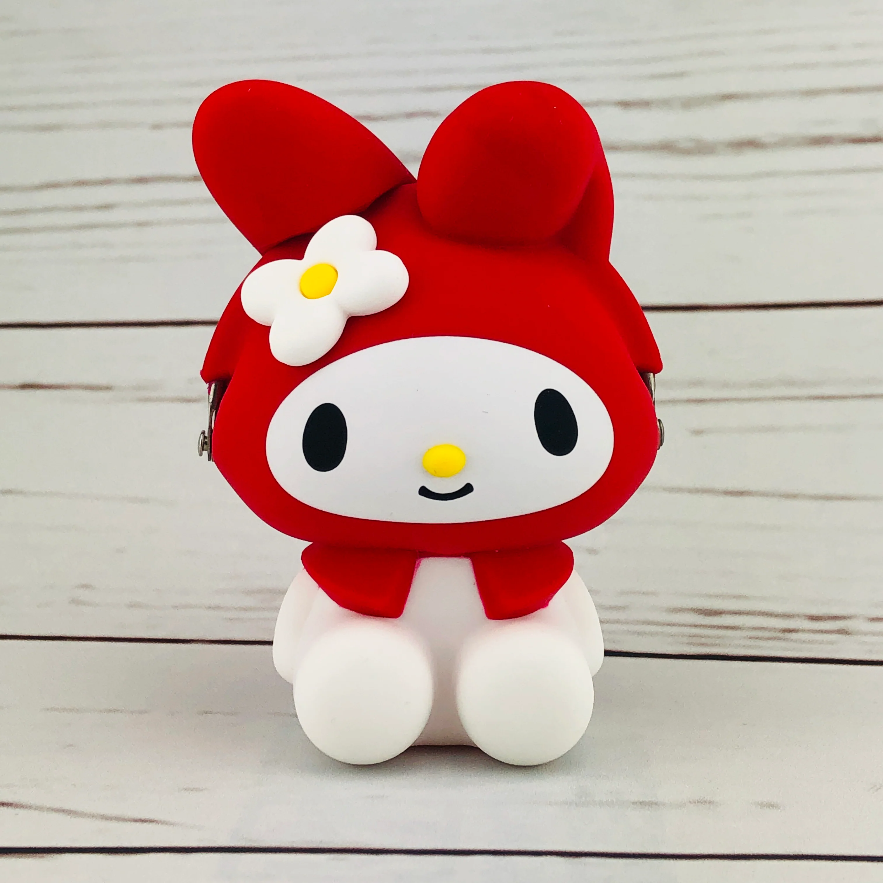 p+g design 3D POCHI My Melody Pouch Red - Image 2