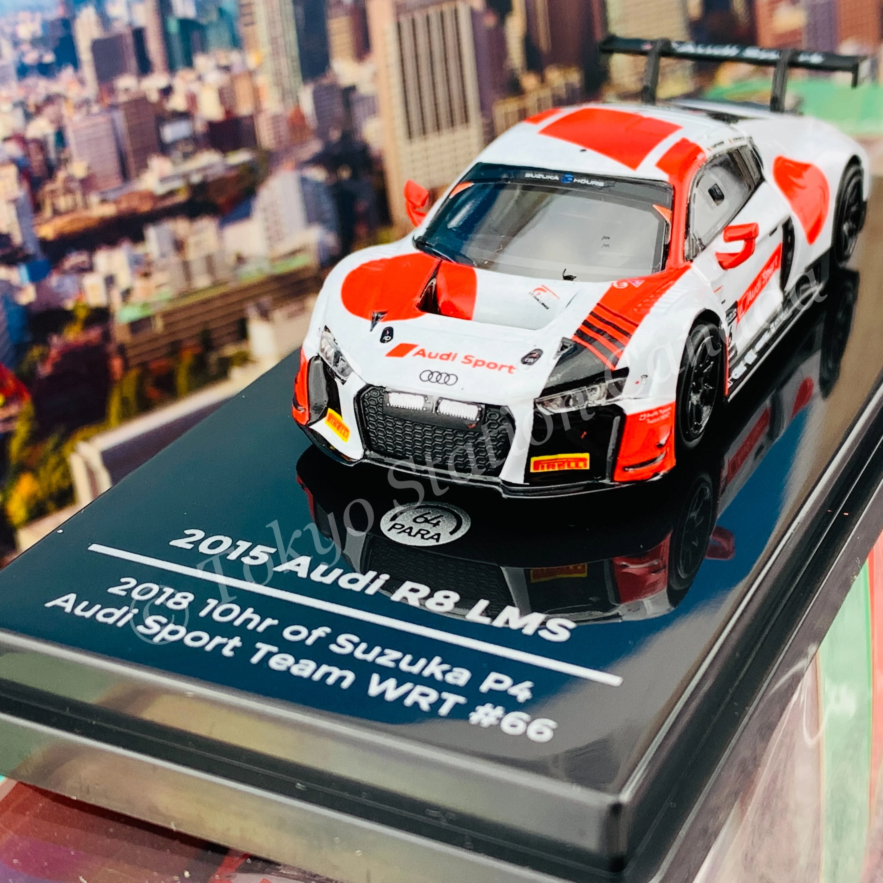 PARA64 1/64 Audi R8 LMS 2015 (2018 10hr Suzuka WRT #66) PA-55262 - Image 2