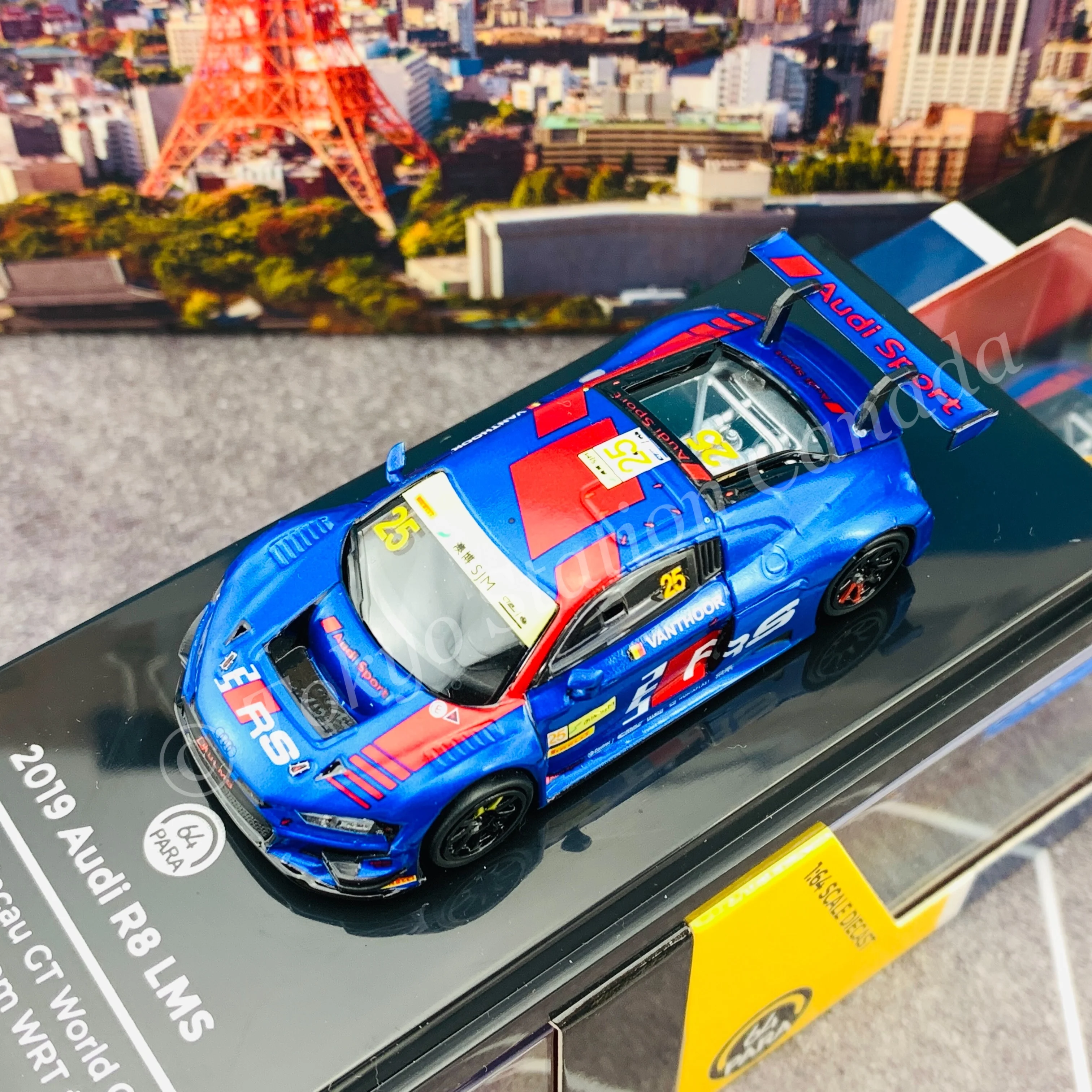 PARA64 1/64 Audi R8 LMS 2019 - 2019 FIA Macau GT Team WRT Vanthoor #25 PA-55255 - Image 4