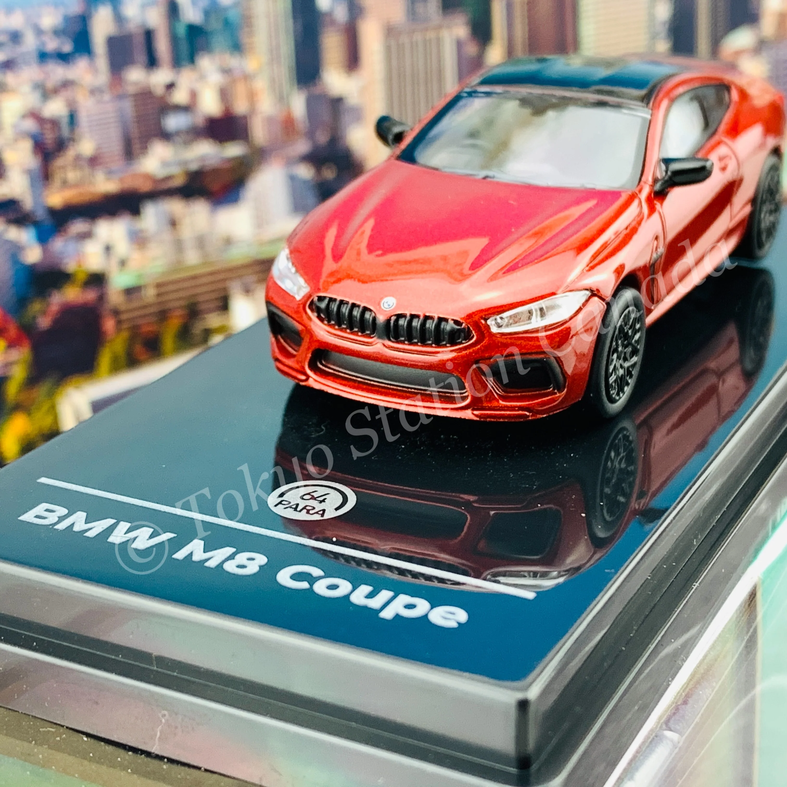 PARA64 1/64 BMW M8 Coupe Motegi Red RHD PA-65211 - Image 2