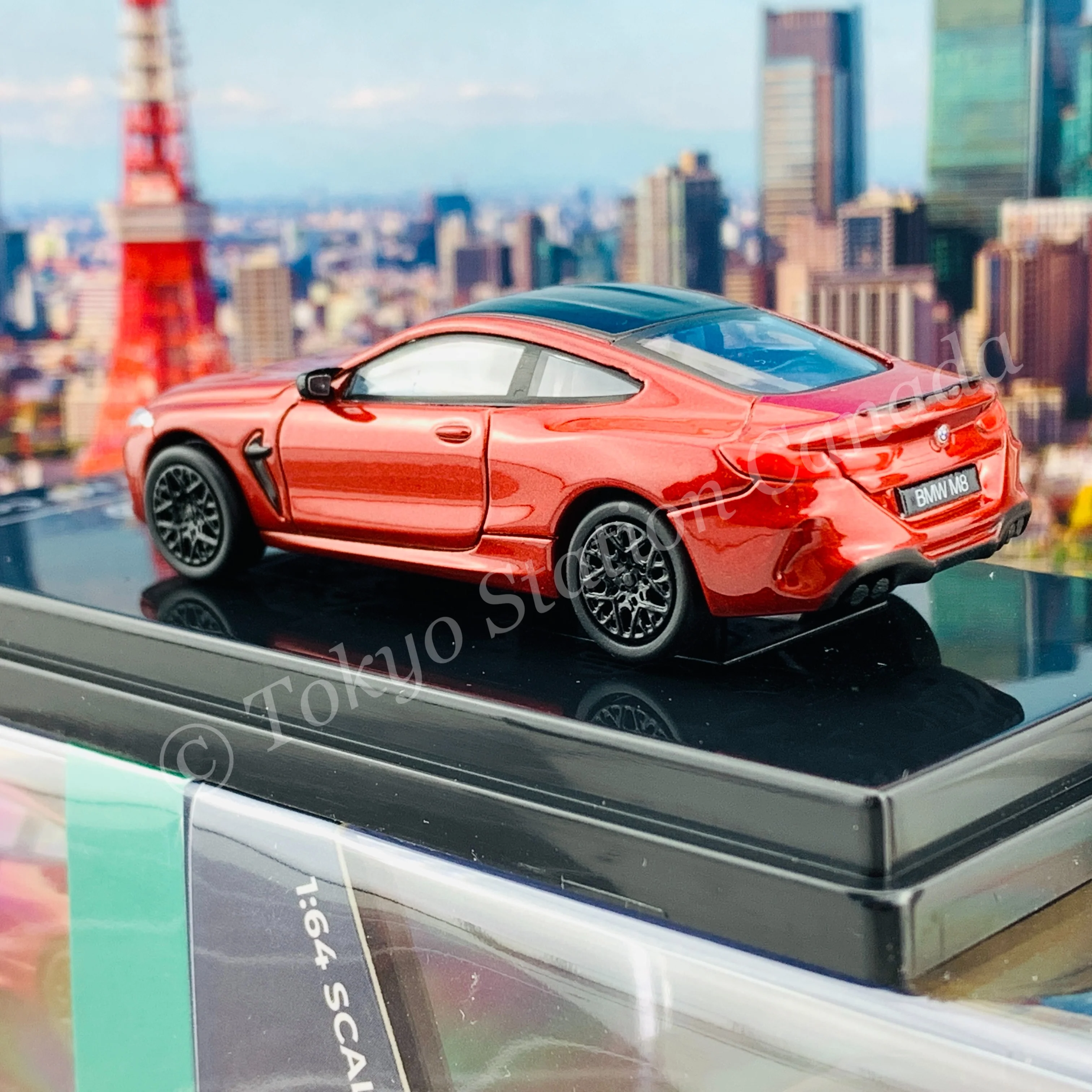 PARA64 1/64 BMW M8 Coupe Motegi Red RHD PA-65211 - Image 4