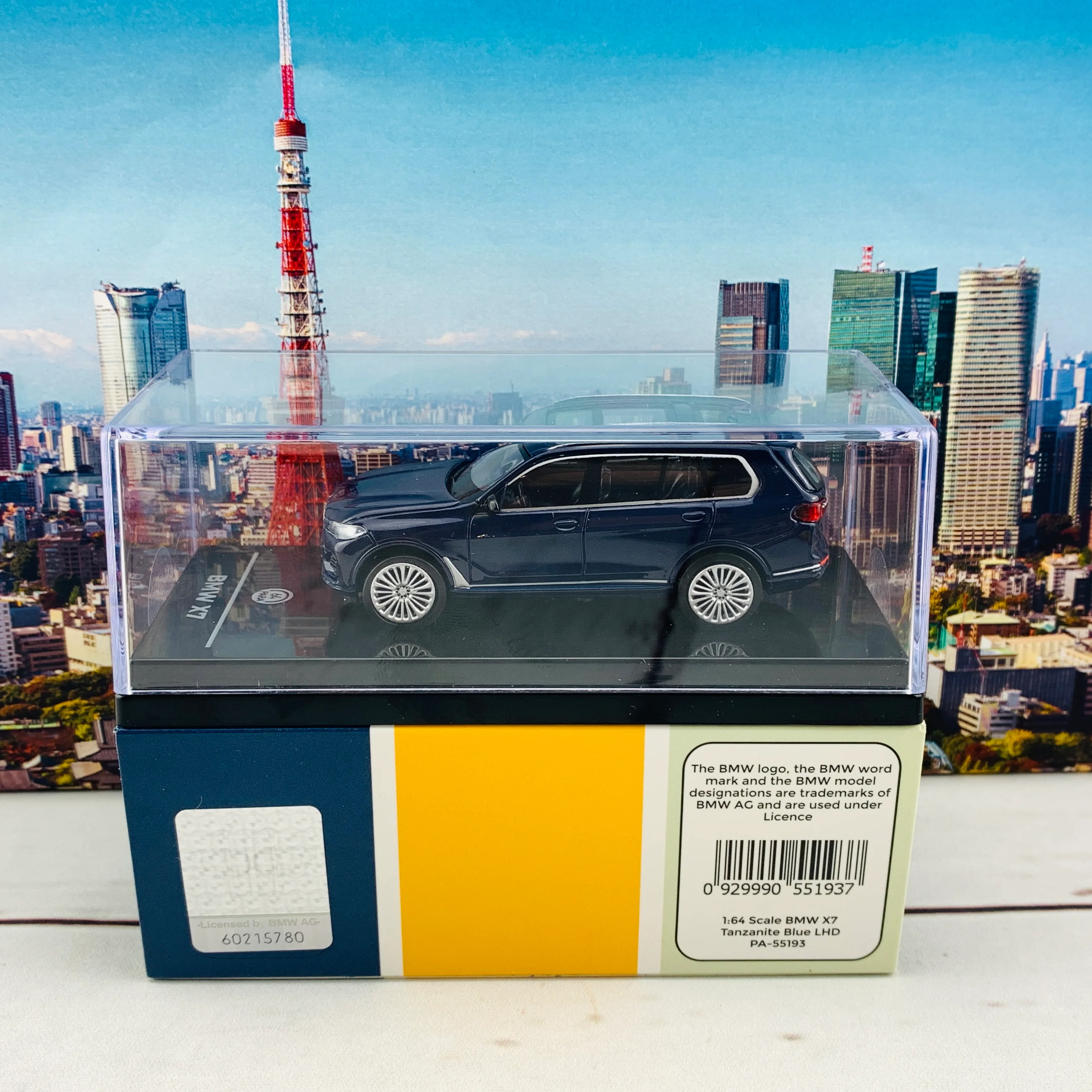 PARA64 1/64 BMW X7 Tanzanite Blue LHD PA-55193 - Image 6