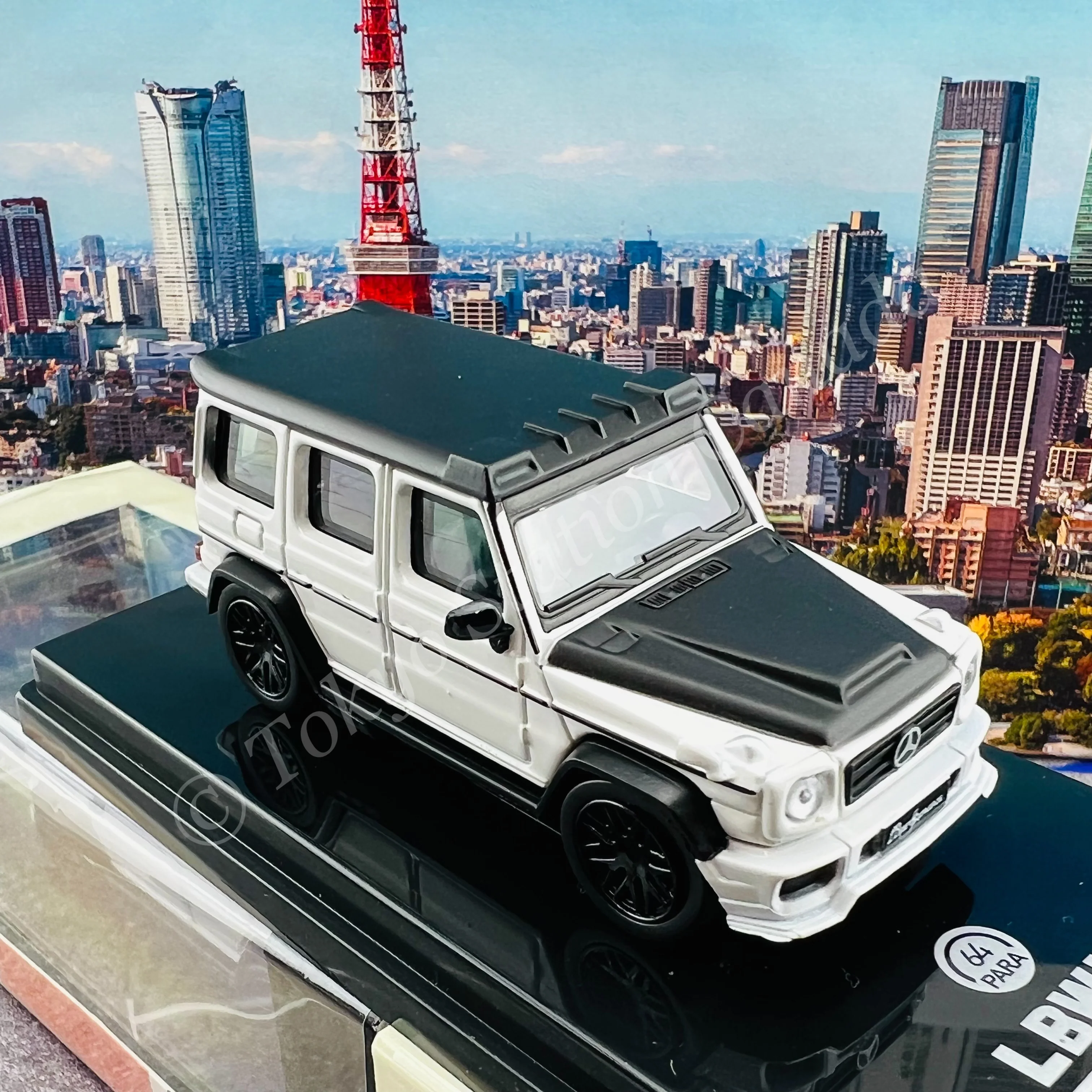 PARA64 1/64 Liberty Walk Mercedes-AMG G63 White LHD PA-55161 - Image 4