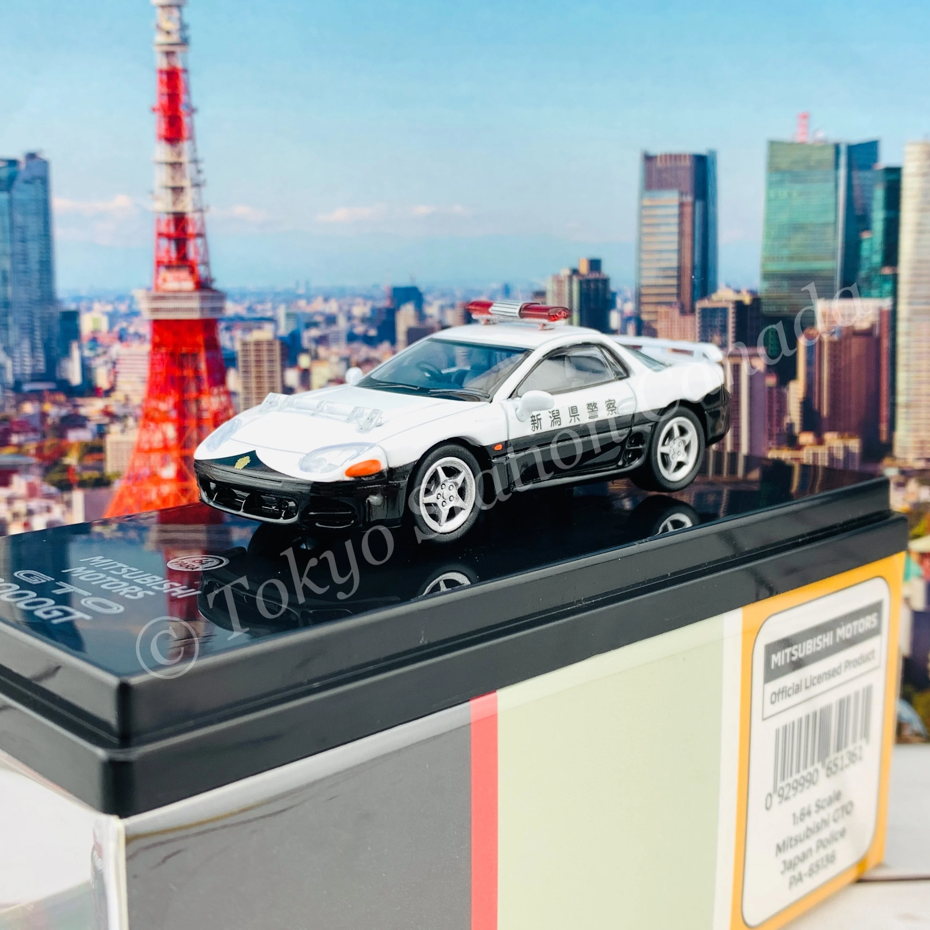 PARA64 1/64 Mitsubishi GTO Japan Police PA-65136 - Image 2