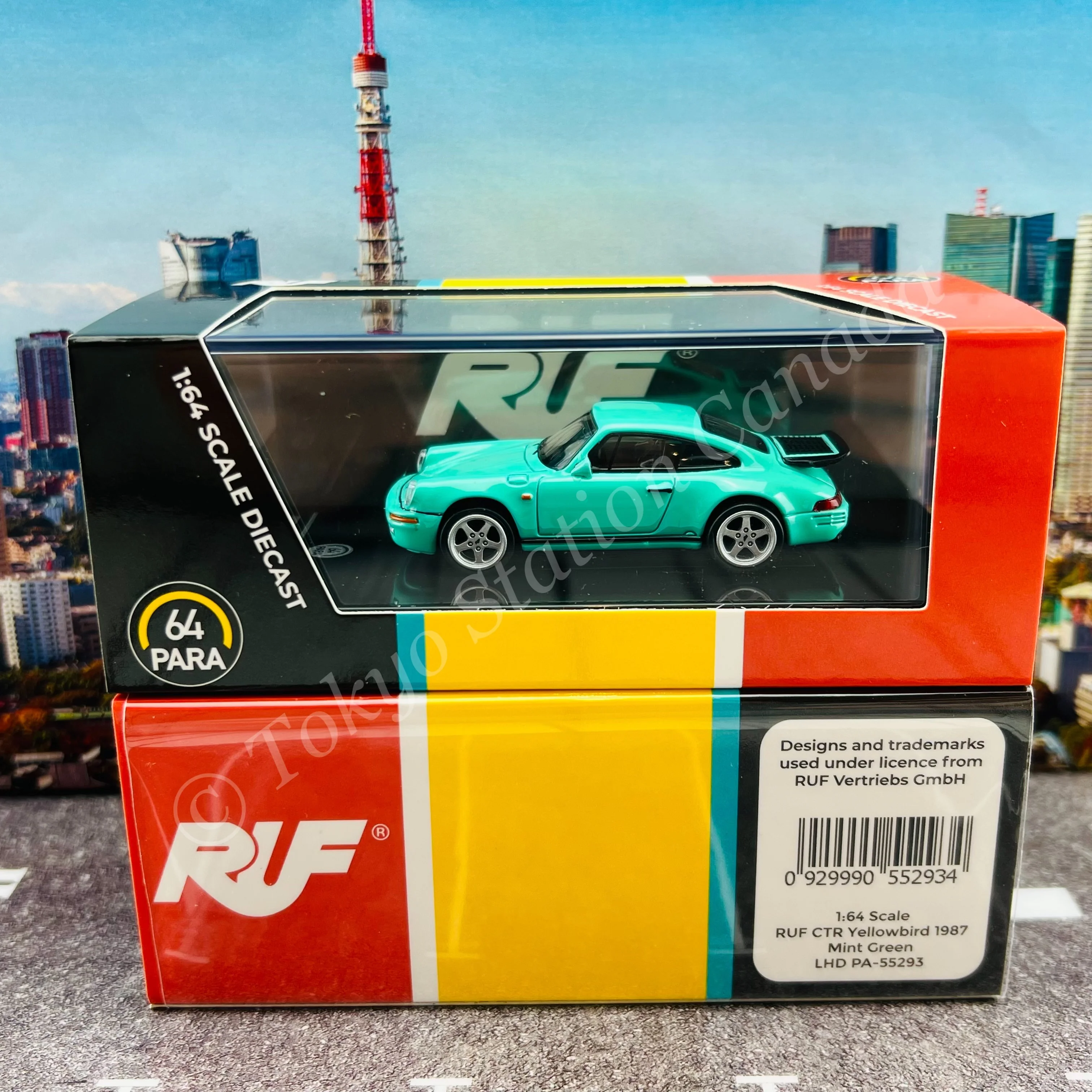 PARA64 1/64 RUF CTR Yellowbird 1987 Mint Green LHD PA-55293 - Image 6