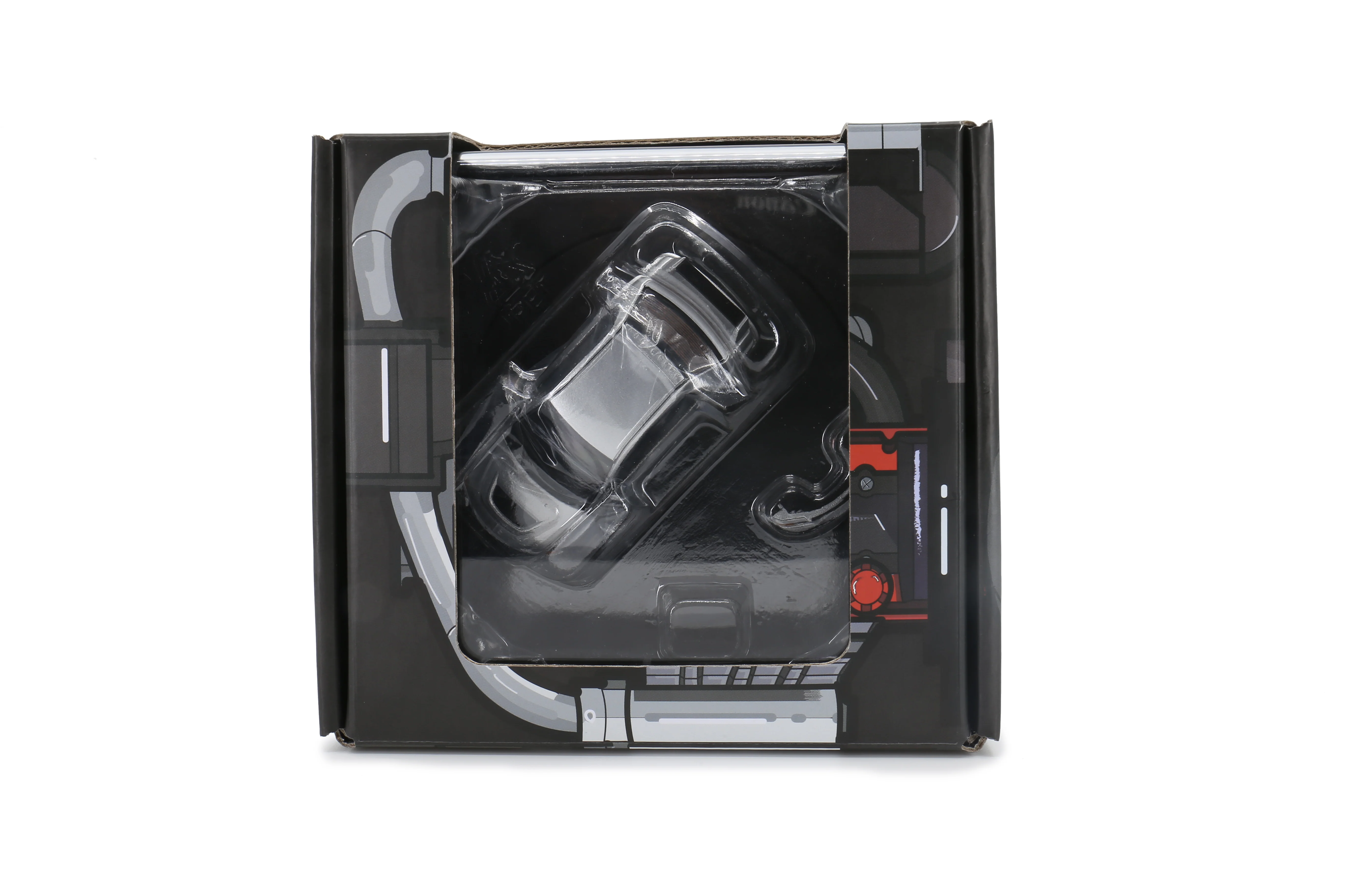 PEAKO 1/64 Mitsubishi 2006 Lancer Evolution IX Silver including a turntable display stand 63500 - Image 5