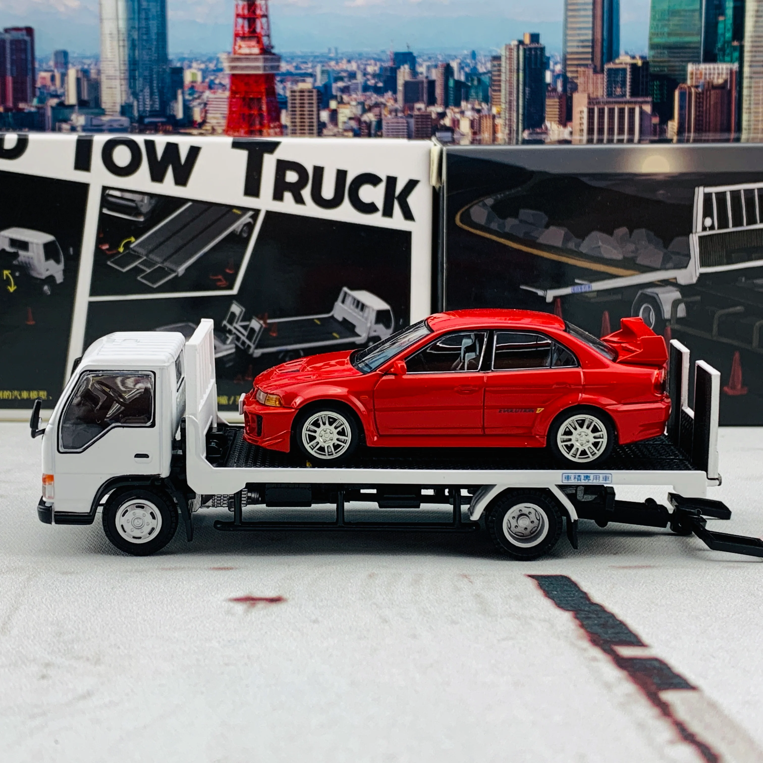 PEAKO 1/64 Y.E.S. Flatbed Tow Truck 63502 - Image 8