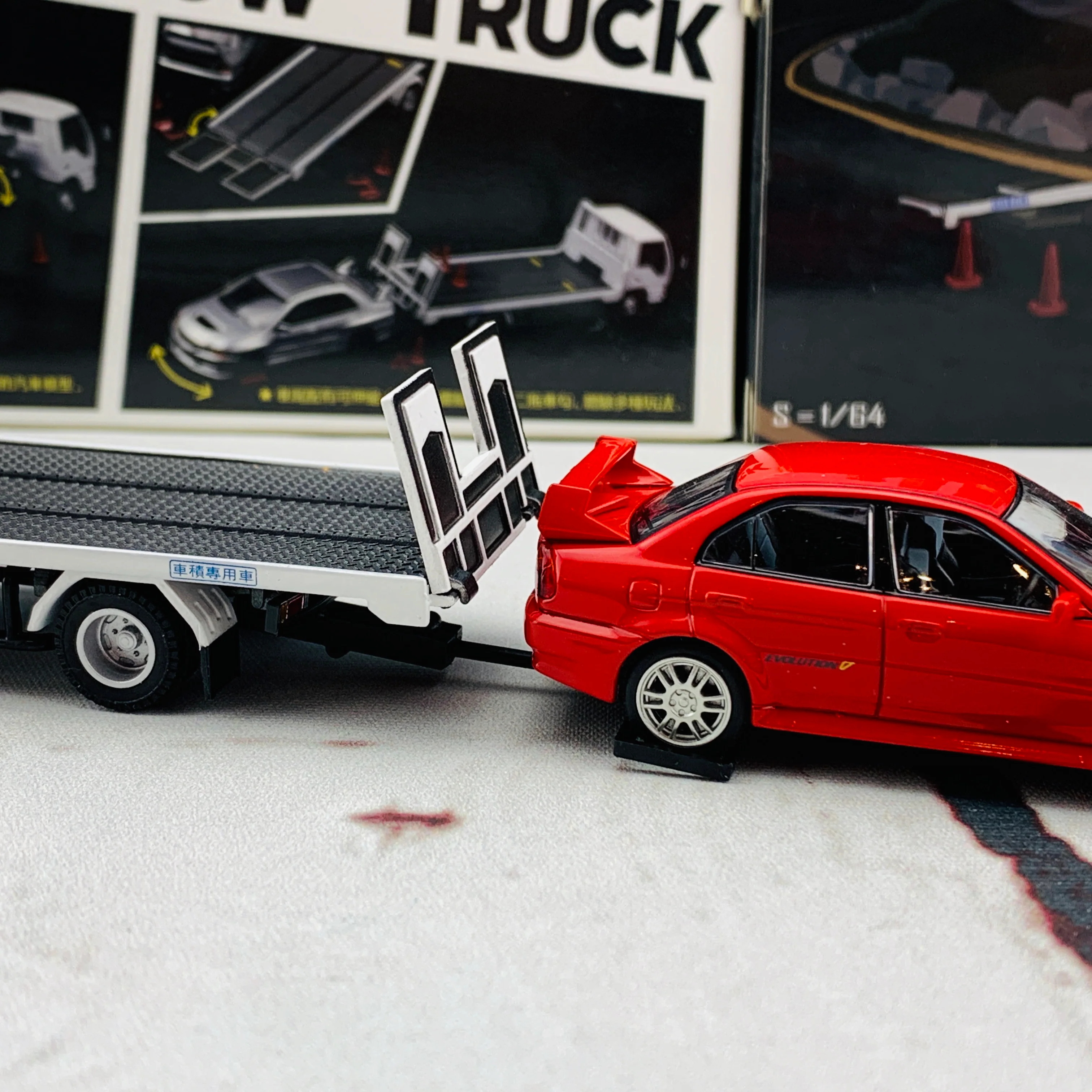 PEAKO 1/64 Y.E.S. Flatbed Tow Truck 63502 - Image 9