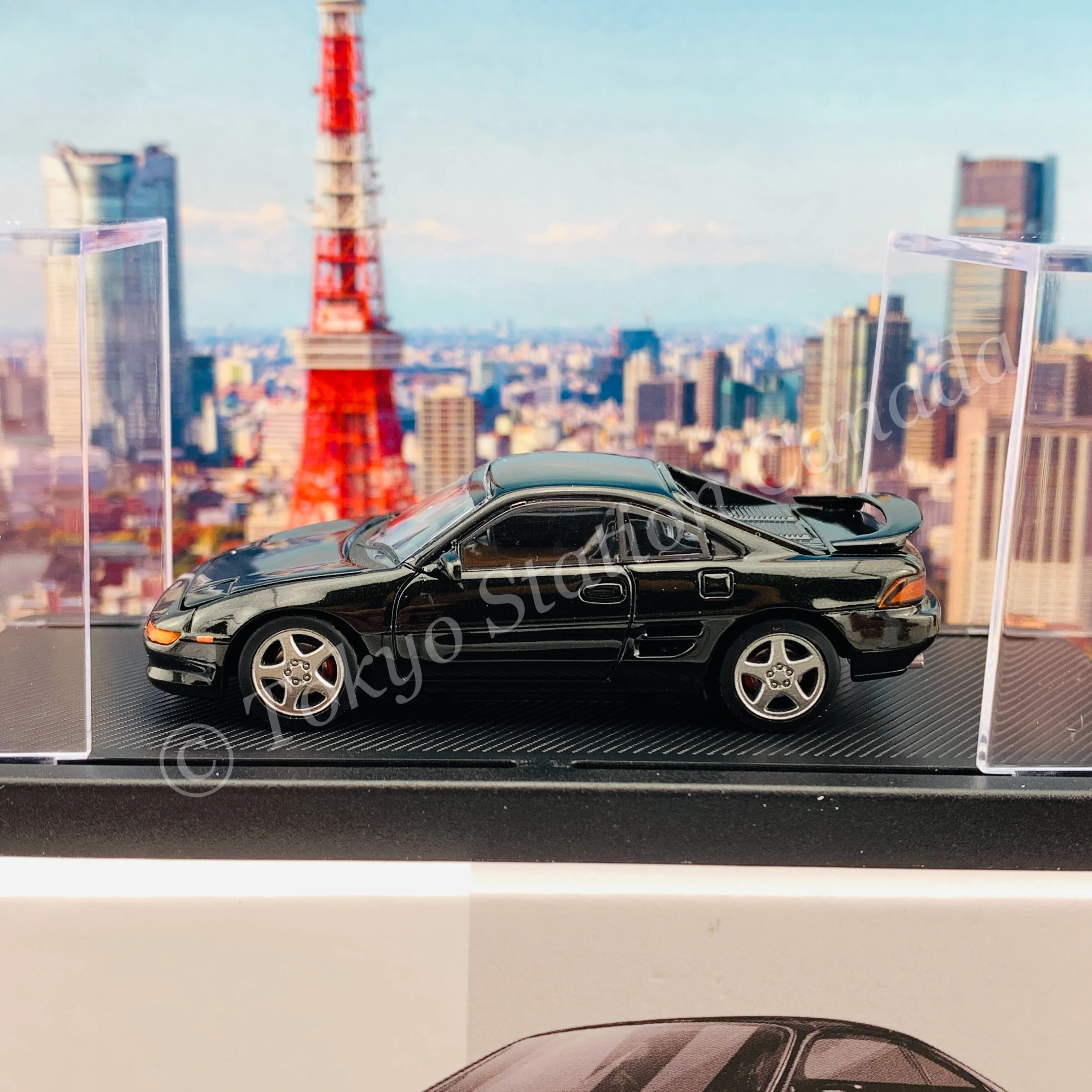 PEAKO64 1/64 Toyota MR2 SW20 1996 Black Color 62400 - Image 2
