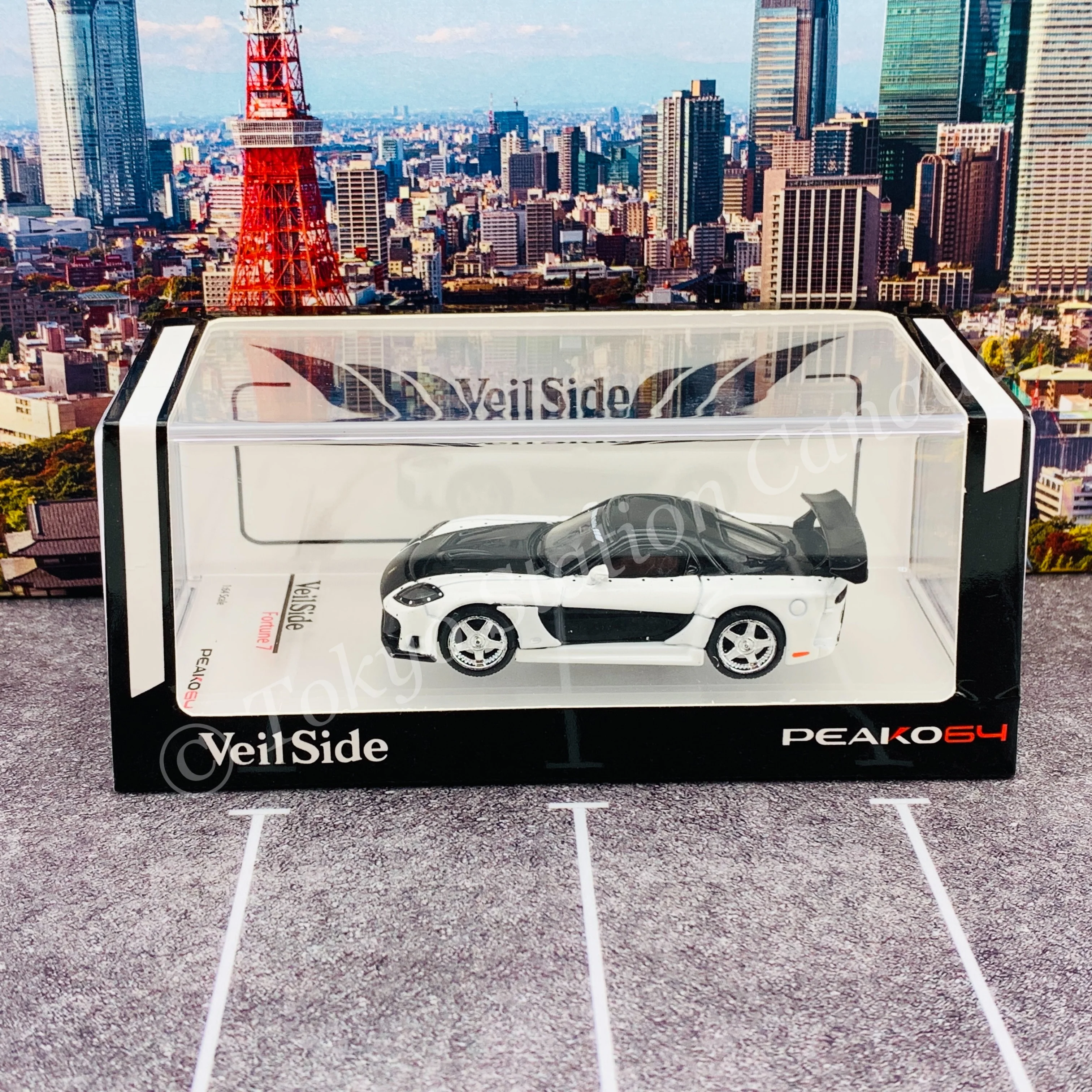 PEAKO64 1/64 VeilSide Fortune 7 (White with Black Strap) 62500 - Image 5