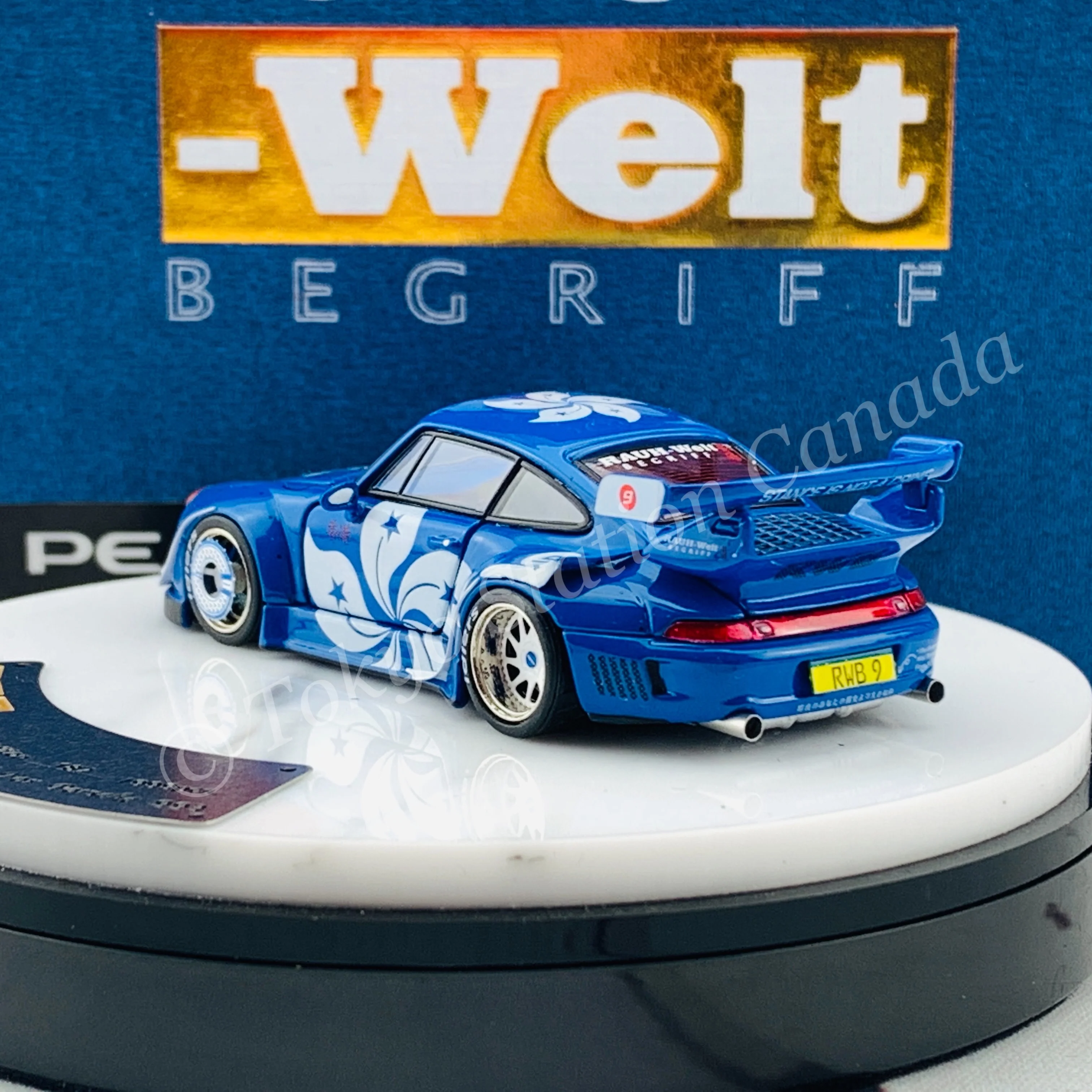 PEAKO x PGM 1/64 RWB 993 SuperNine Bauhinia Special Edition 63900B - Image 4