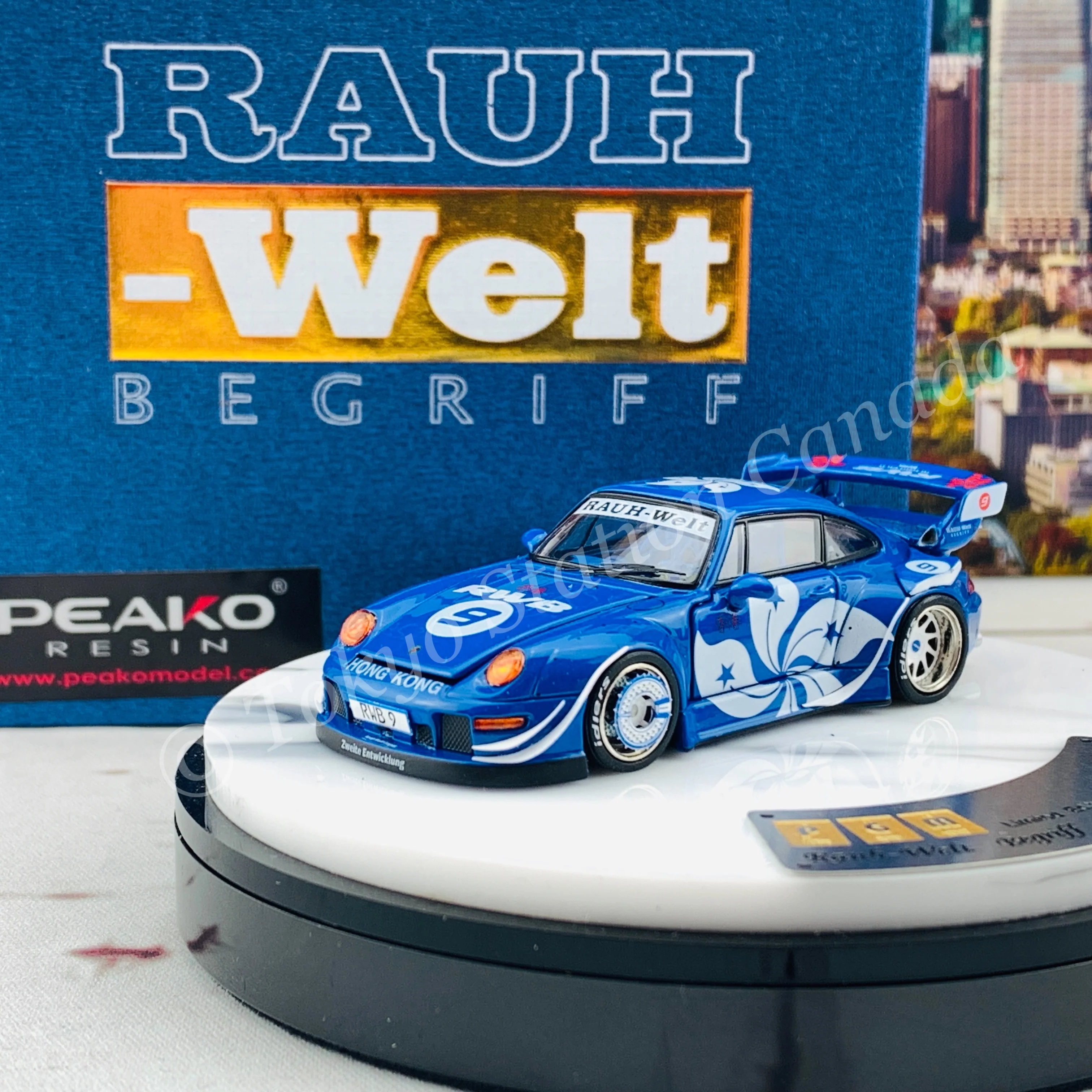 PEAKO x PGM 1/64 RWB 993 SuperNine Bauhinia Special Edition 63900B - Image 6