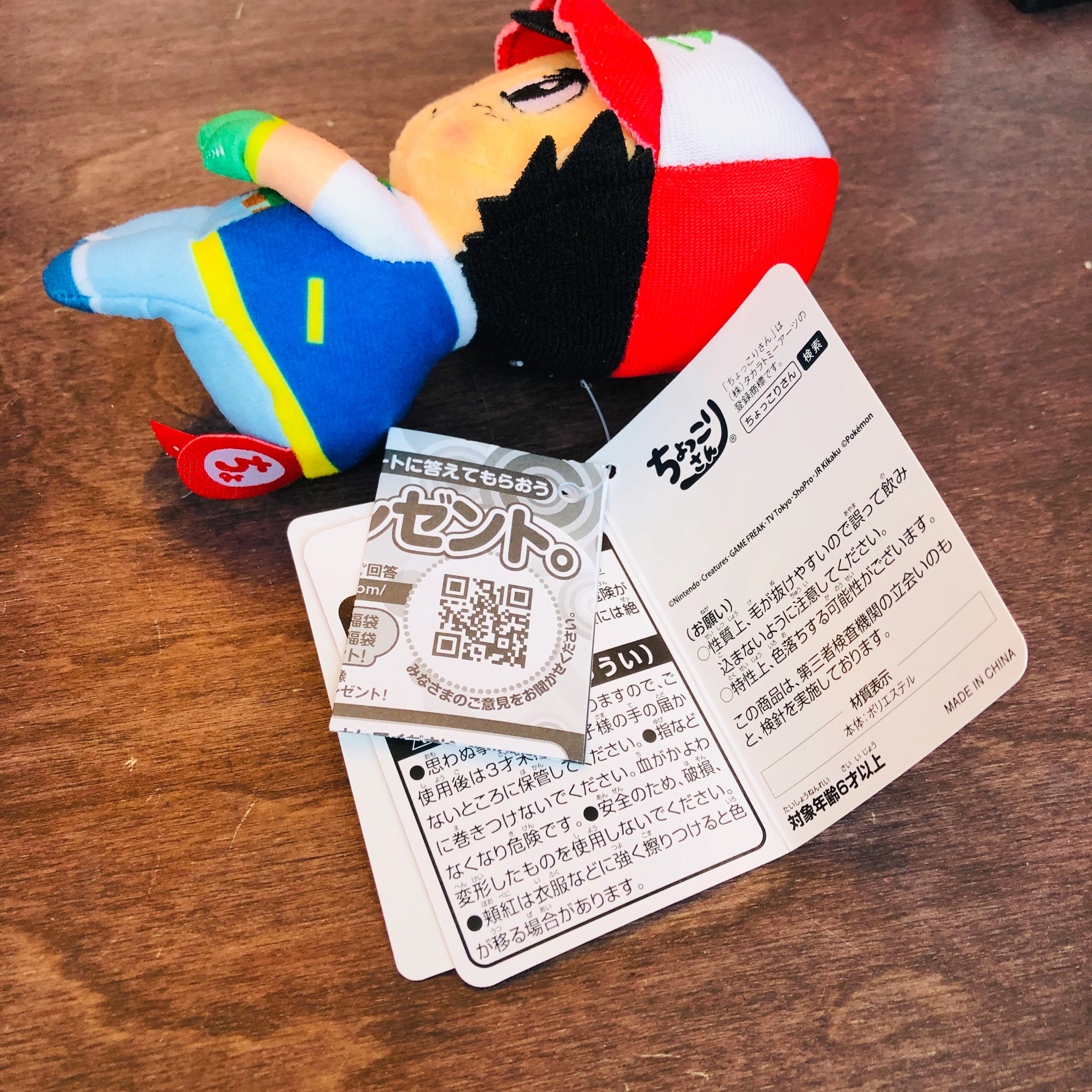 Pokemon Plush Toy Chokkorisan ASH KETCHUM - Image 5
