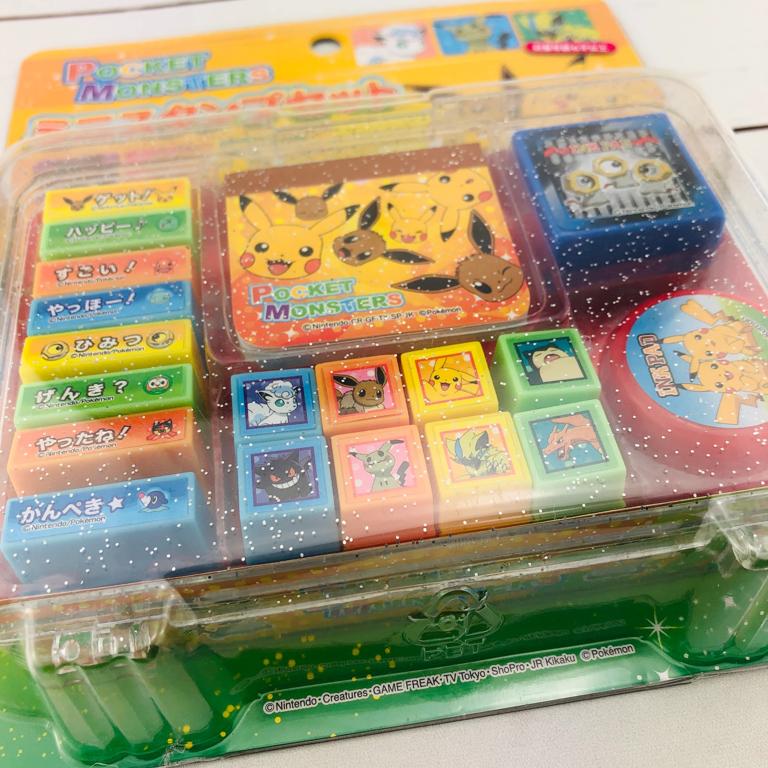 Pokemon Stamping Kit with Carrying Case by Marusho - Image 2