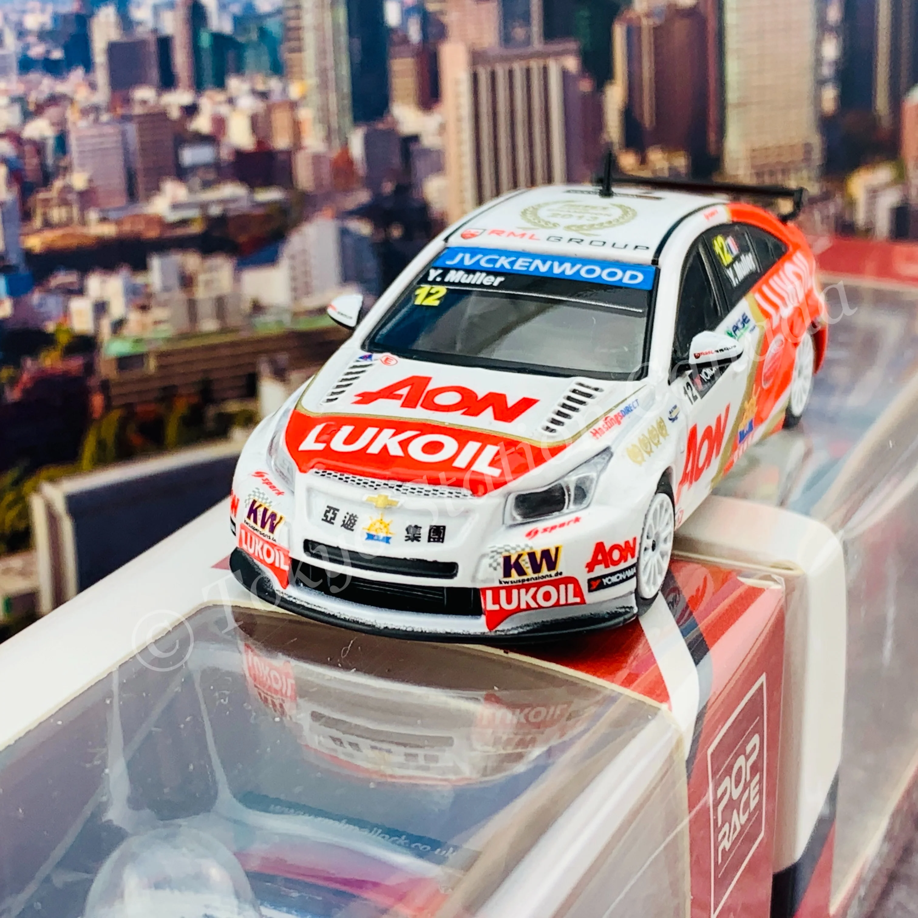 POPRACE 1/64 Chevrolet Cruze WTCC No.12 WTCC 2013 Yvan Muller PR64-CRUZE-13MWTCC12 - Image 3