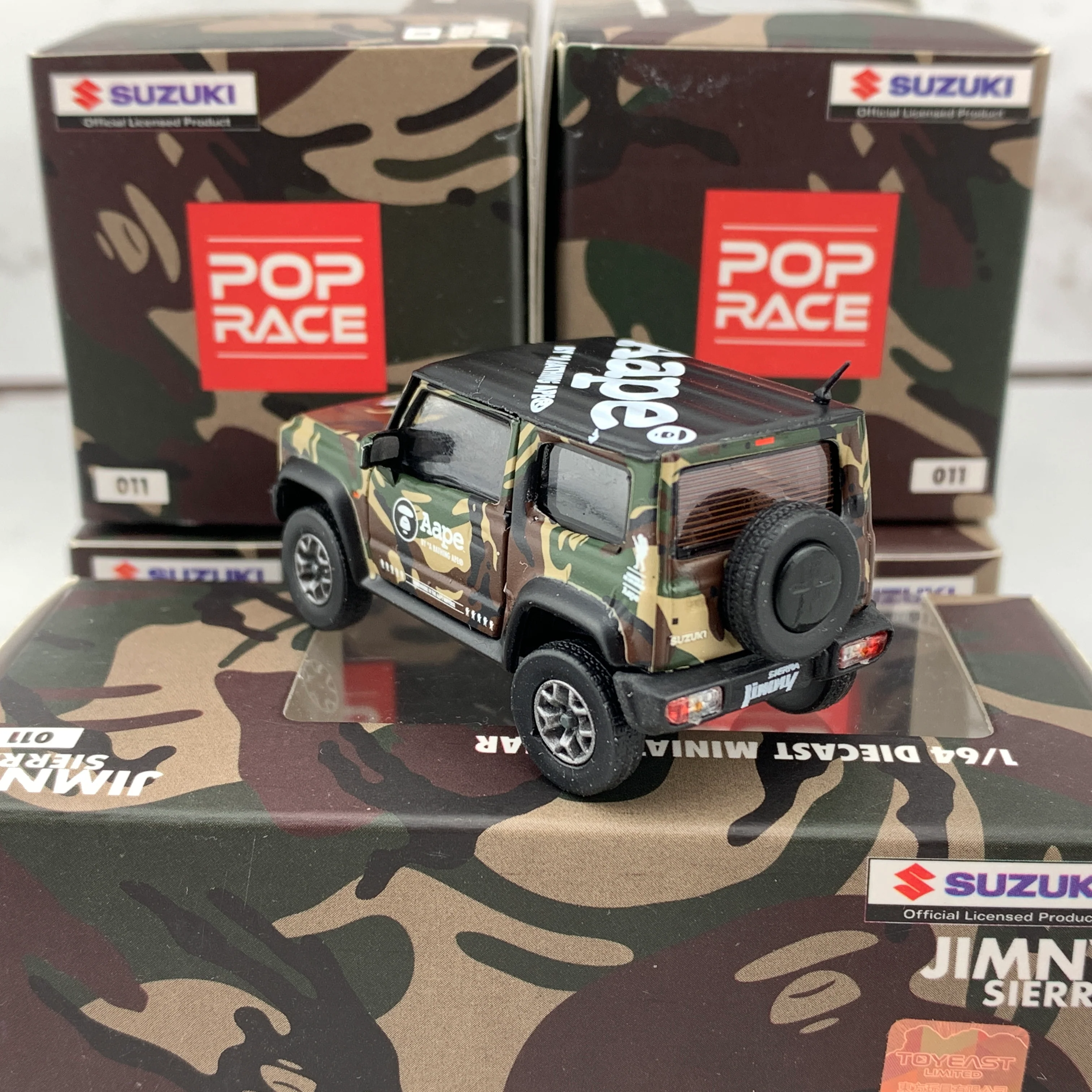 POPRACE x BM Creations 1/64 Suzuki Jimny Sierra (JB74) 2018 x Aape RHD 64B0011 - Image 3