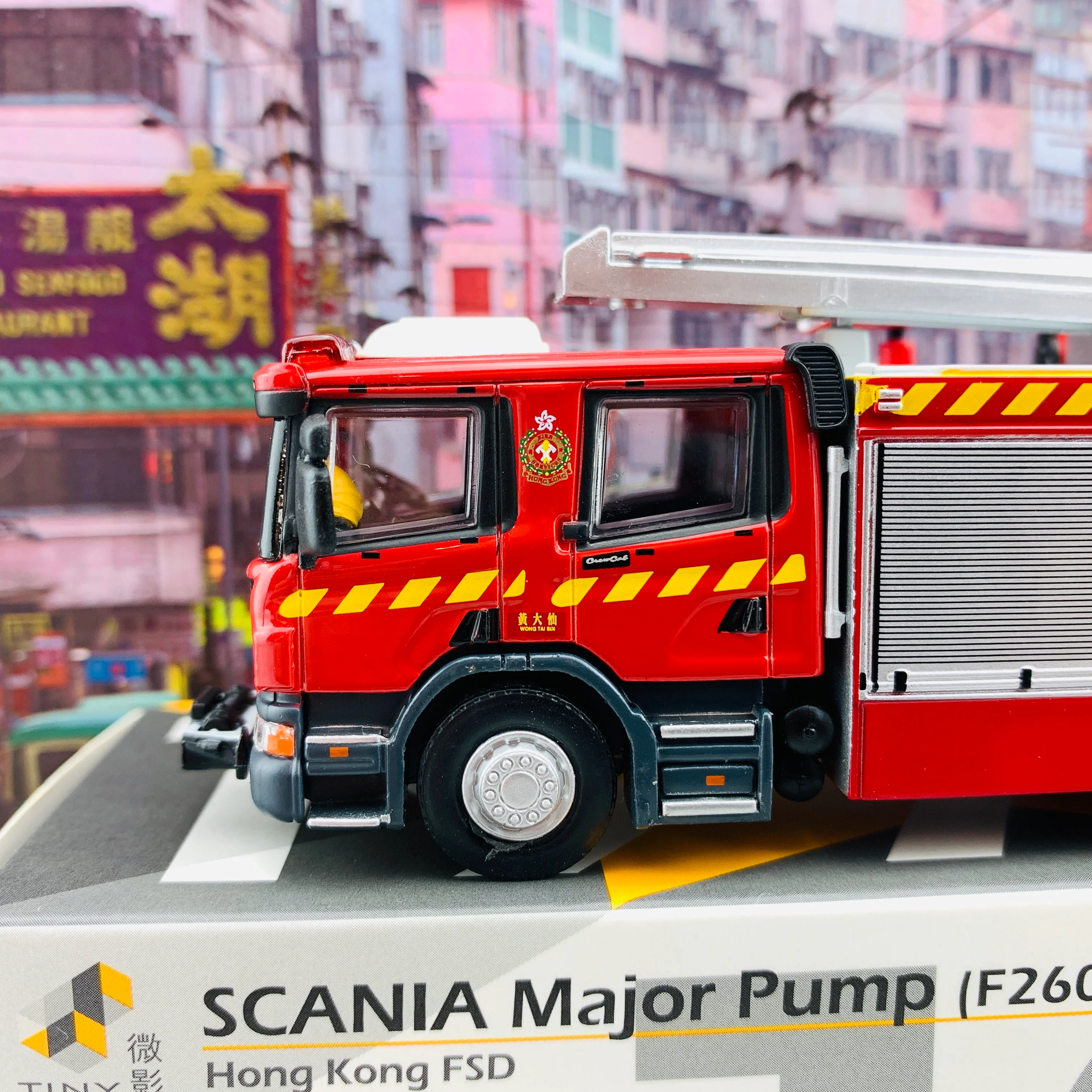 Tiny 微影 197 1/76 Scania Major Pump 消防處泵車 ATC64675 - Image 2