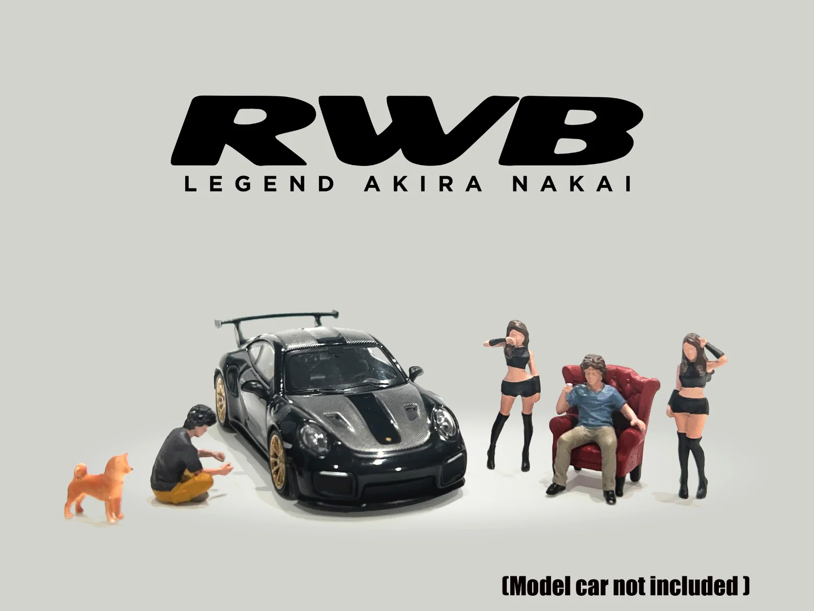 AMERICAN DIORAMA 1/64 Figure Set - RWB Legend AD-2407 - Image 2
