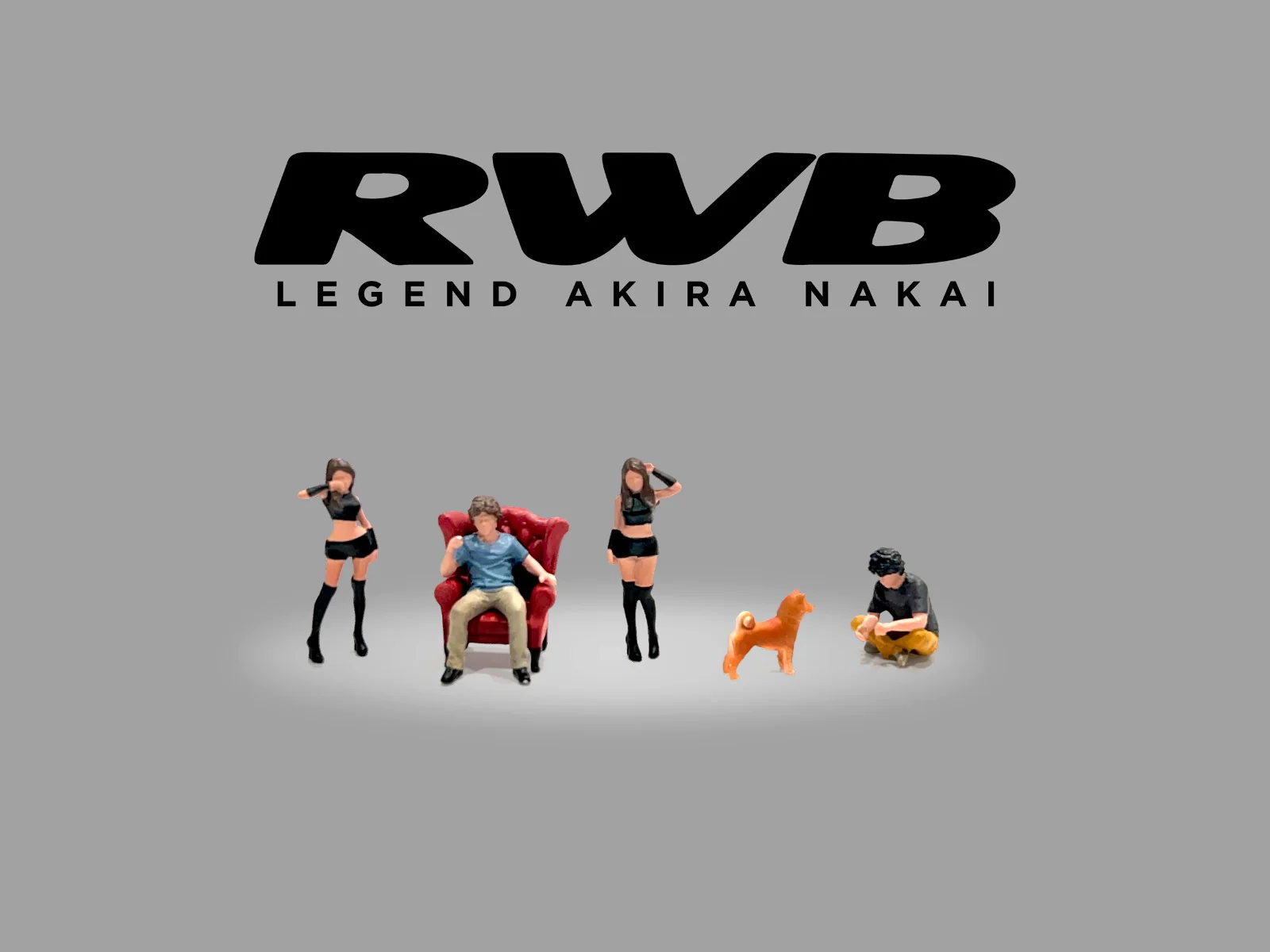 AMERICAN DIORAMA 1/64 Figure Set - RWB Legend AD-2407 - Image 3
