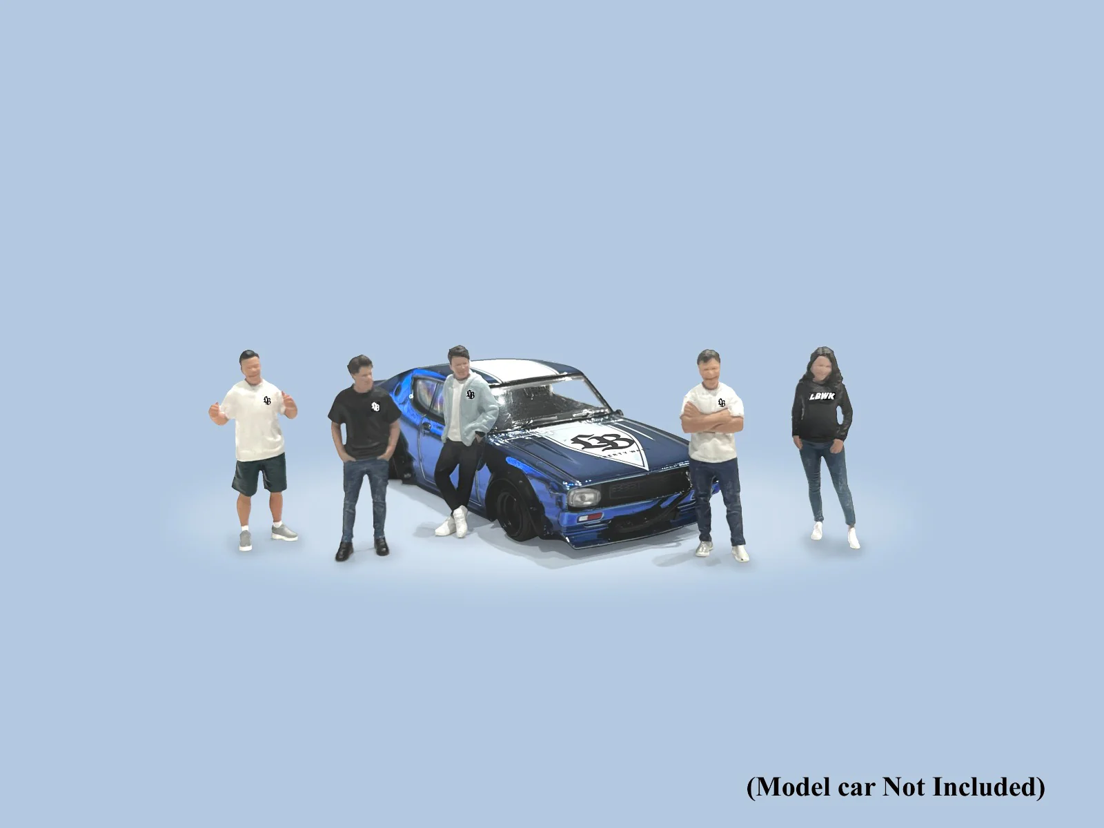 AMERICAN DIORAMA 1/64 Figure Set - Team Liberty Walk (Set of 5) AD-2415 - Image 2
