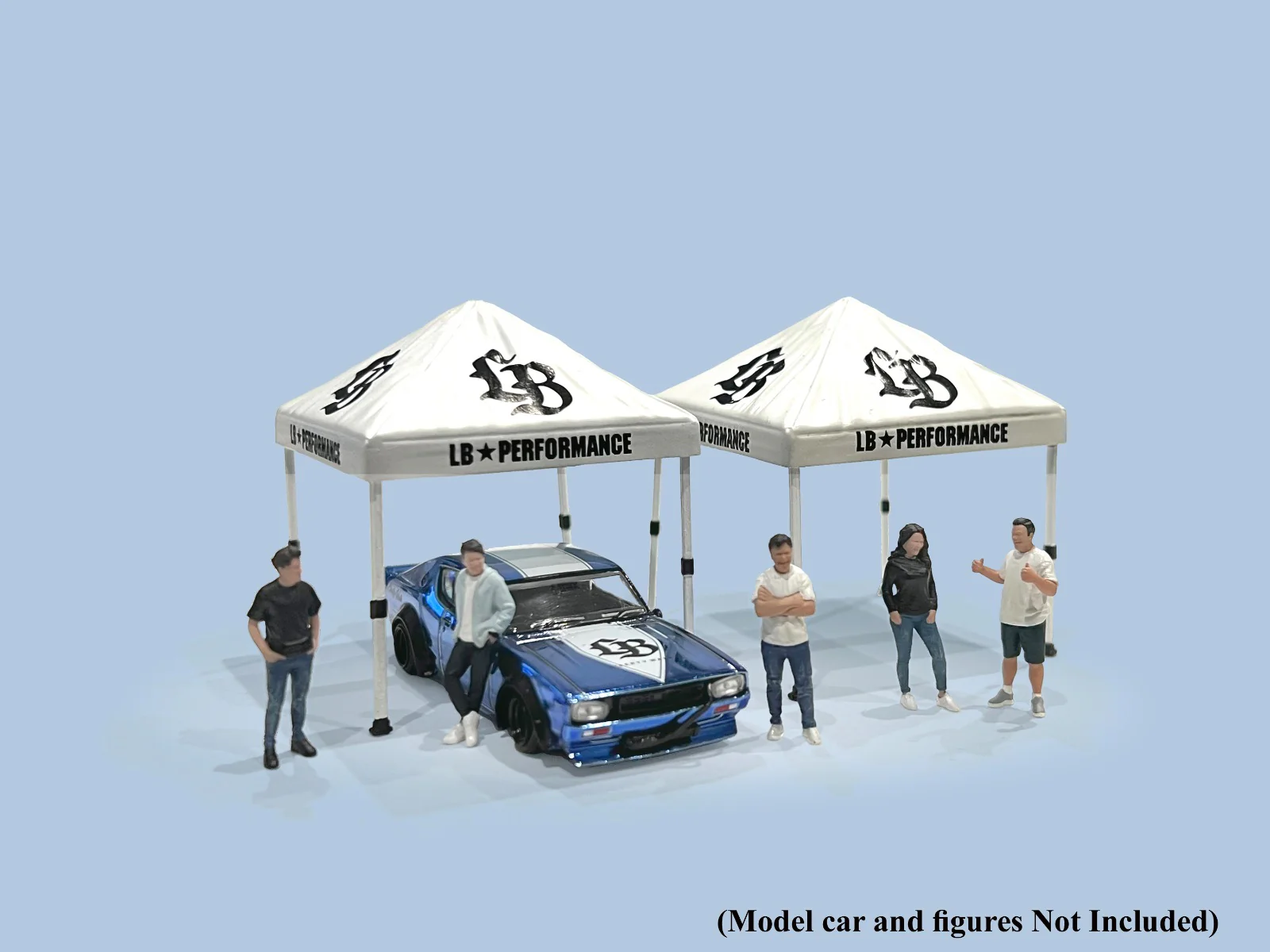 AMERICAN DIORAMA 1/64 Liberty Walk Canopy Set (Set of 2) AD-2416 - Image 2