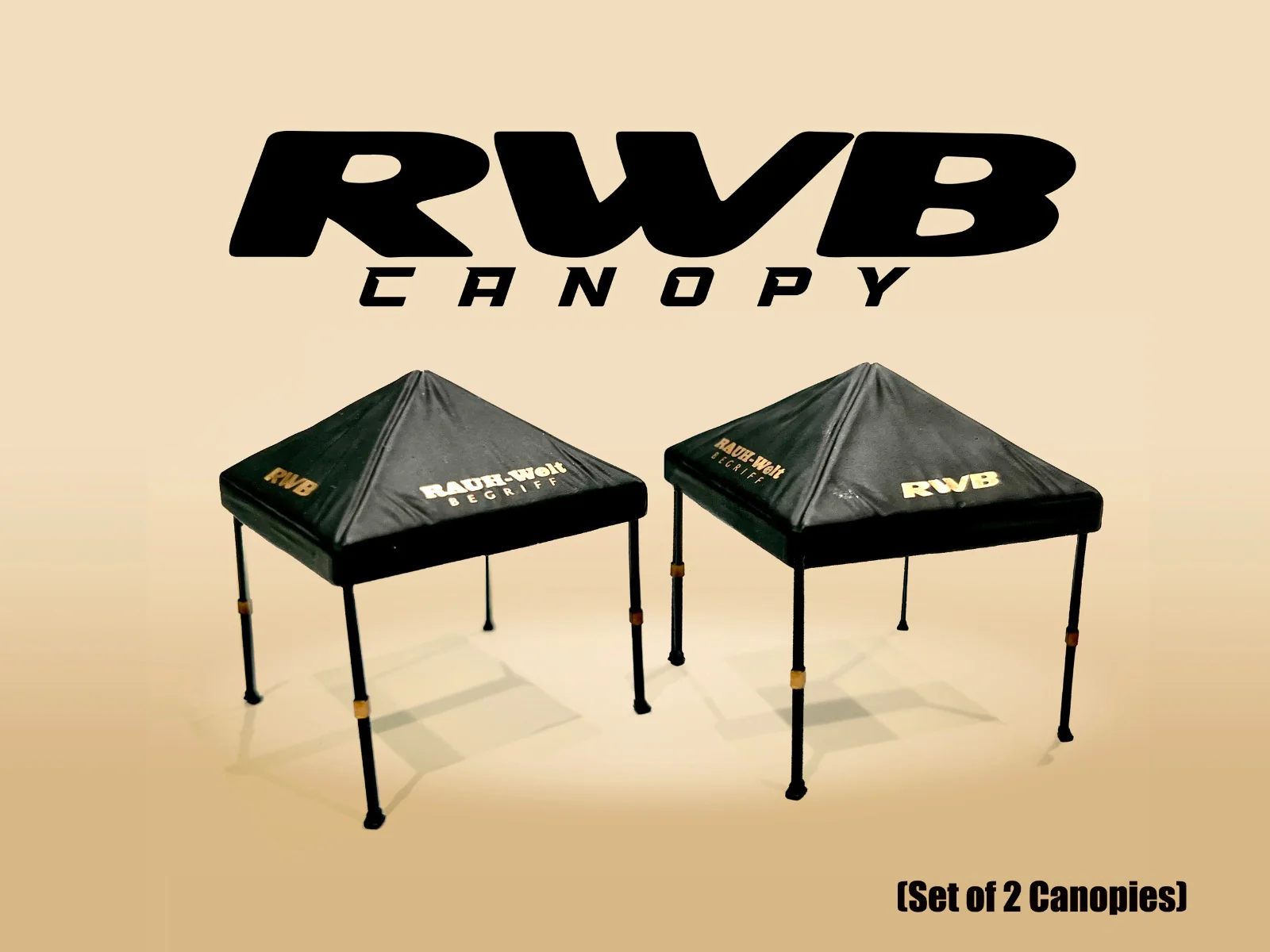 AMERICAN DIORAMA 1/64 RWB Canopy Set AD-2418 - Image 2