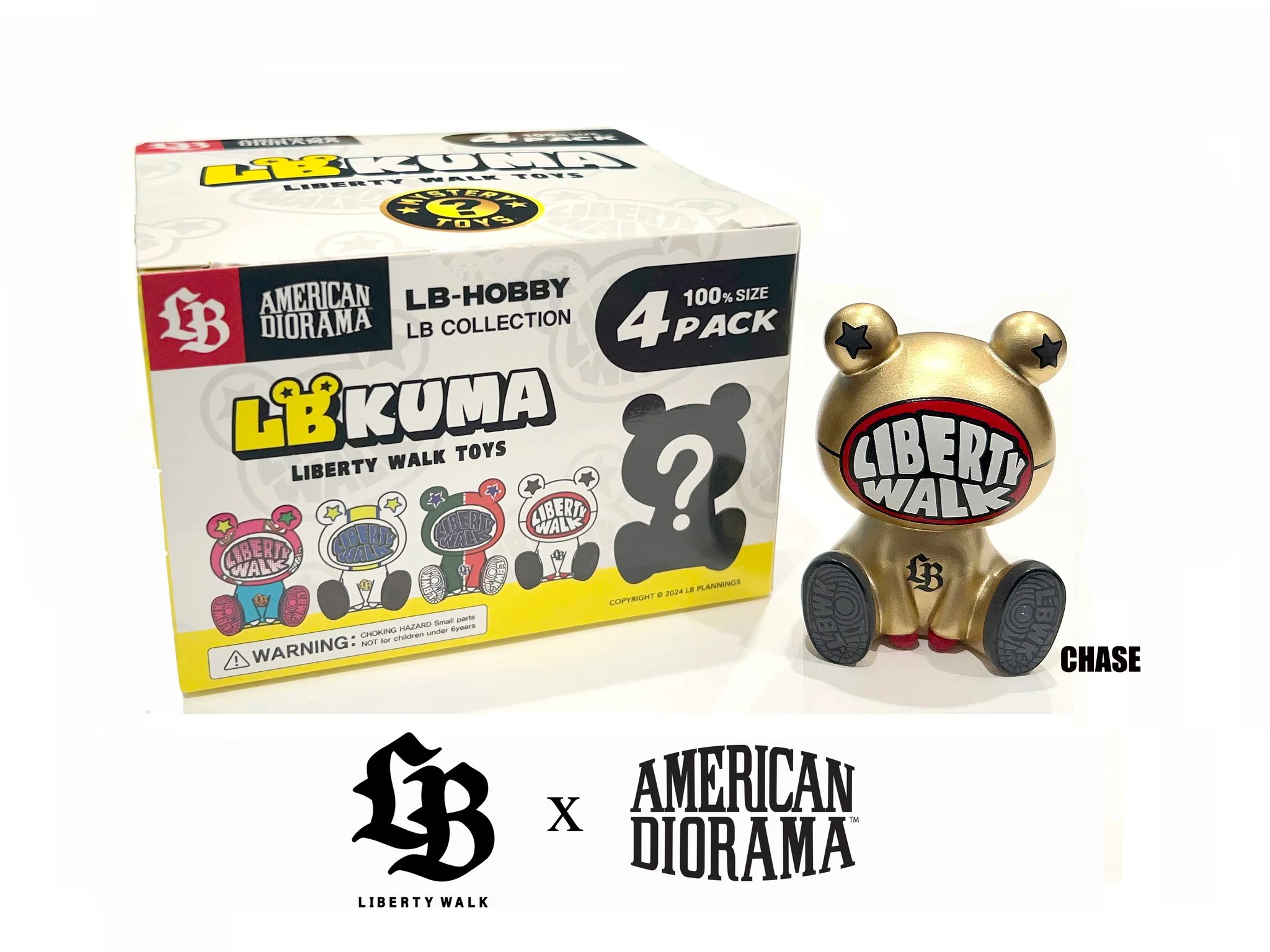 American Diorama - Liberty Walk Kuma 100% Blind Box style (AD-LBKuma05) - Image 2