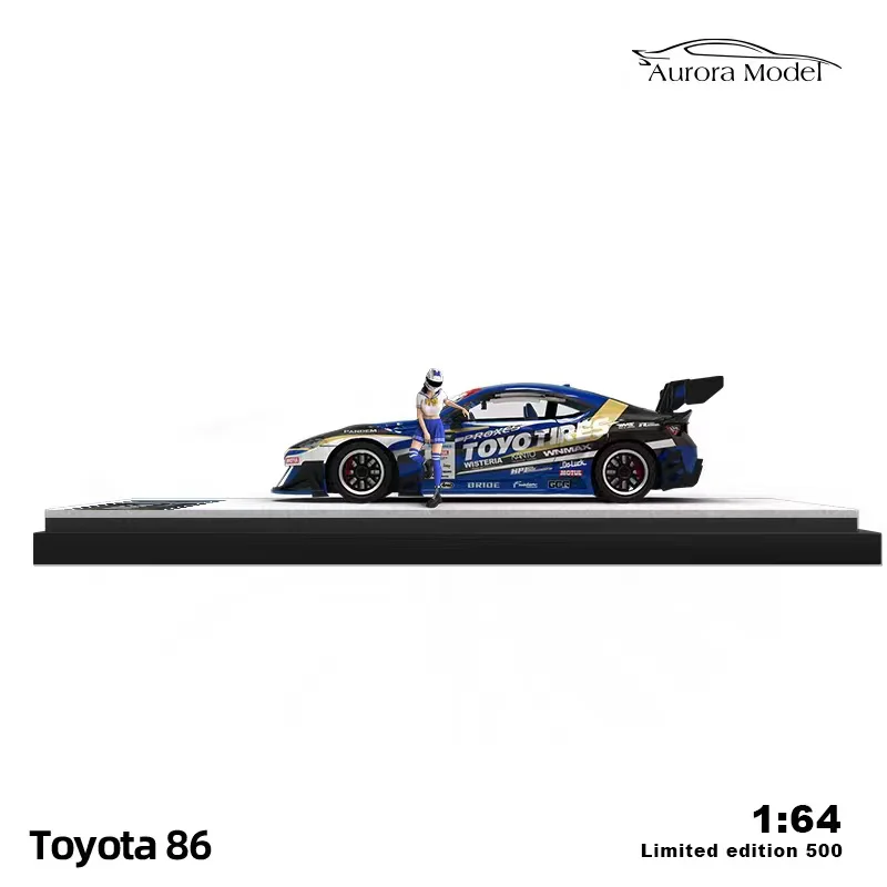 AURORA MODEL 1/64 Future Toyota 86 Concept Rocket Bunny with Figurine - Image 2