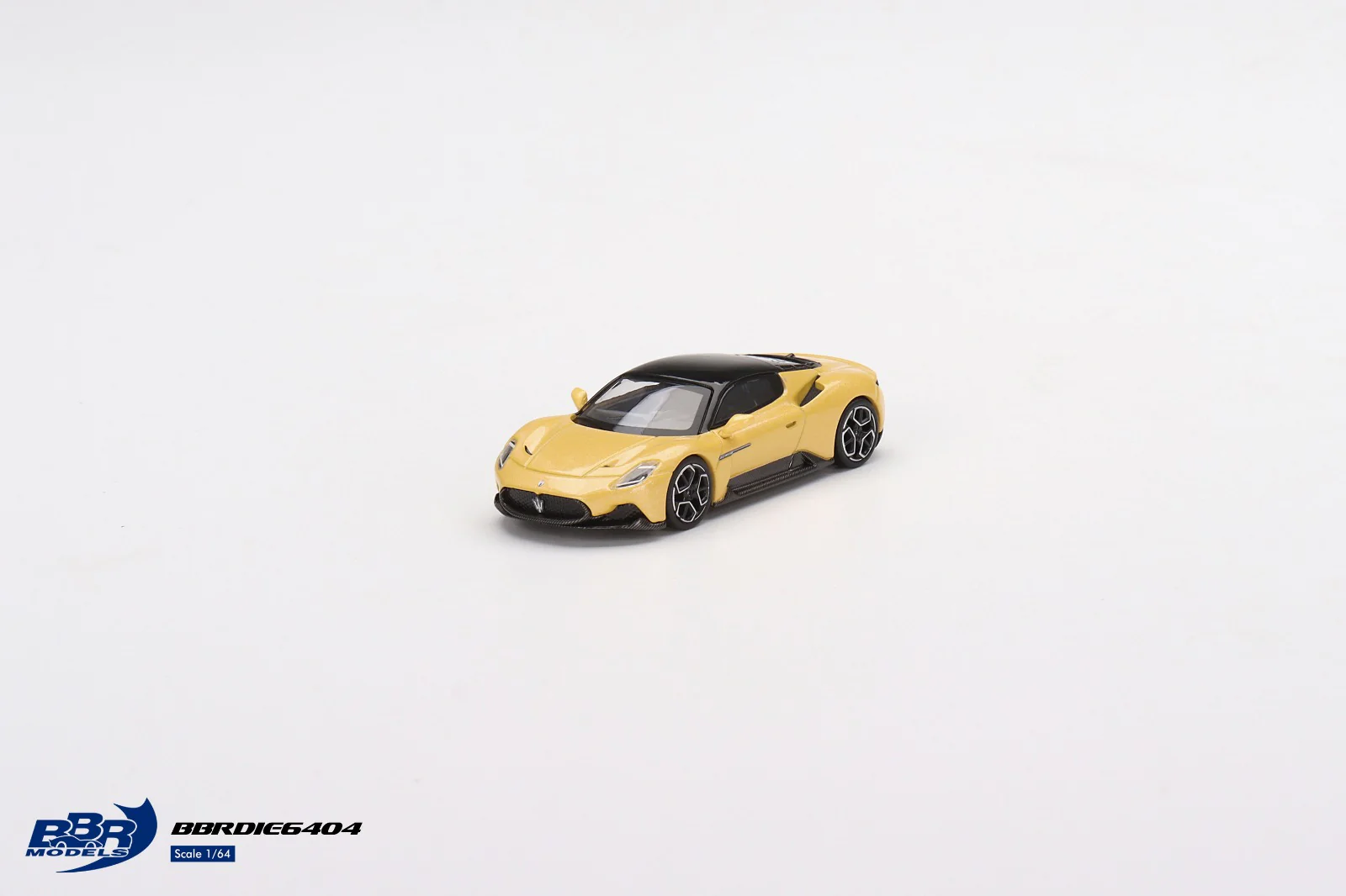 BBR 1/64 Maserati MC20 Giallo Genio BBRDIE6404 - Image 4