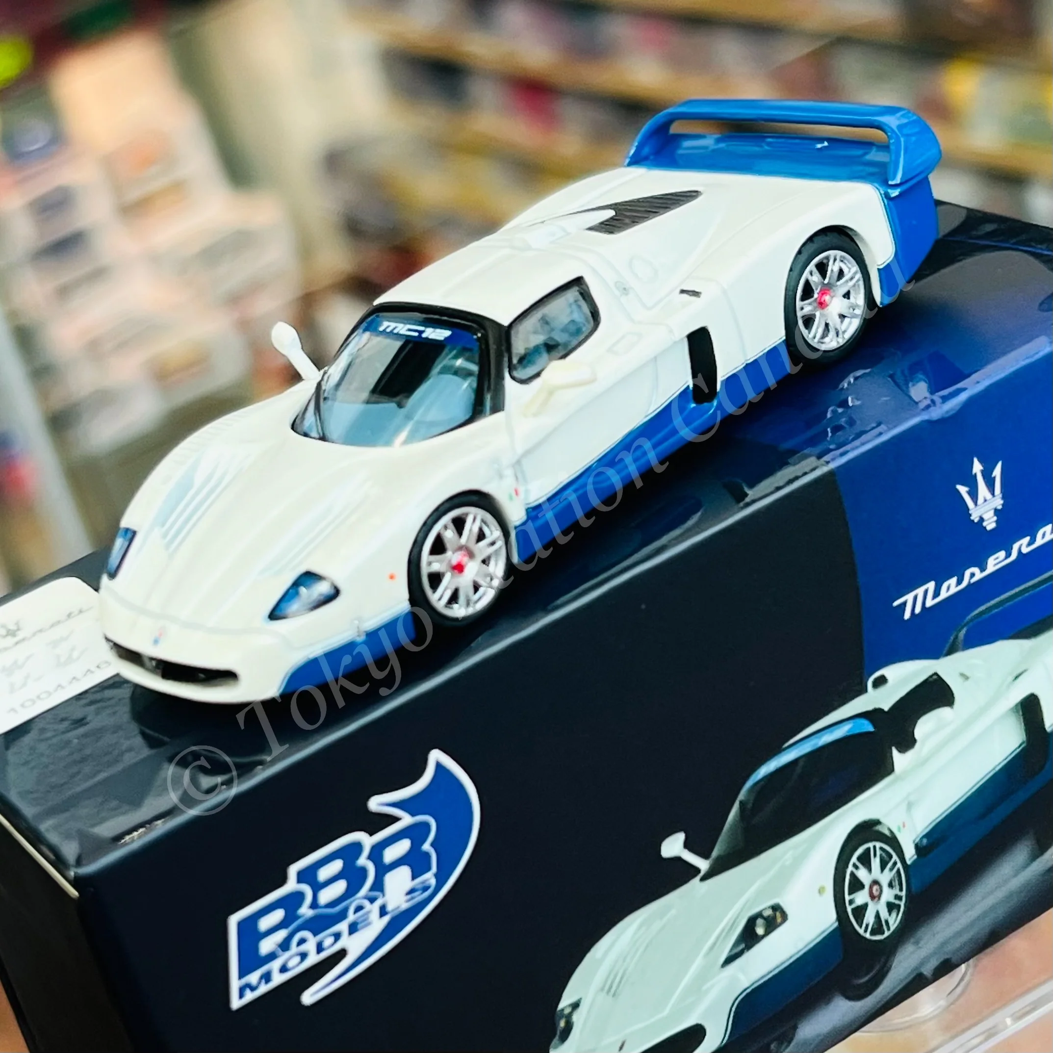 BBR 1/64 Maserati MC12 Stradale White BBRDIE6414 - Image 2