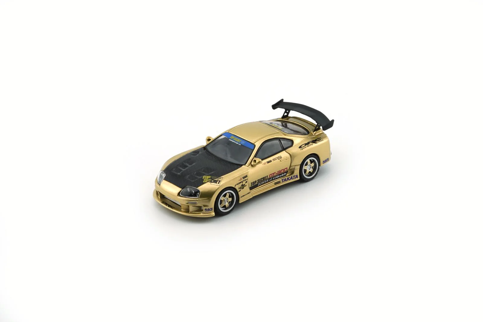 BM Creations 1/64 TOP SECRET Supra (JZA80) Gold HK Toycar Salon 2024 Edition 64B0429 - Image 3