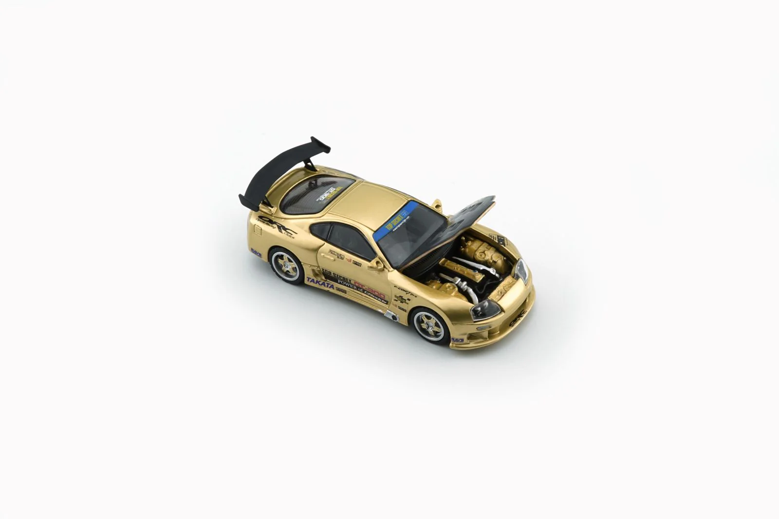 BM Creations 1/64 TOP SECRET Supra (JZA80) Gold HK Toycar Salon 2024 Edition 64B0429 - Image 5