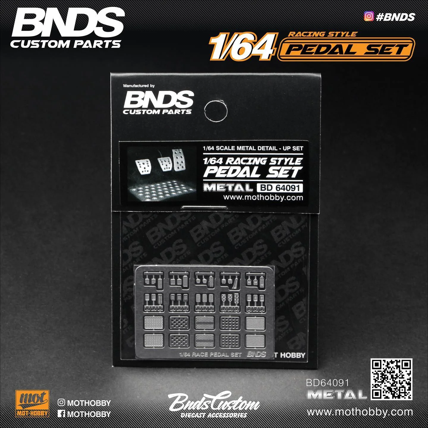 BNDS 1/64 Pedal Set (BD64091) - Image 2