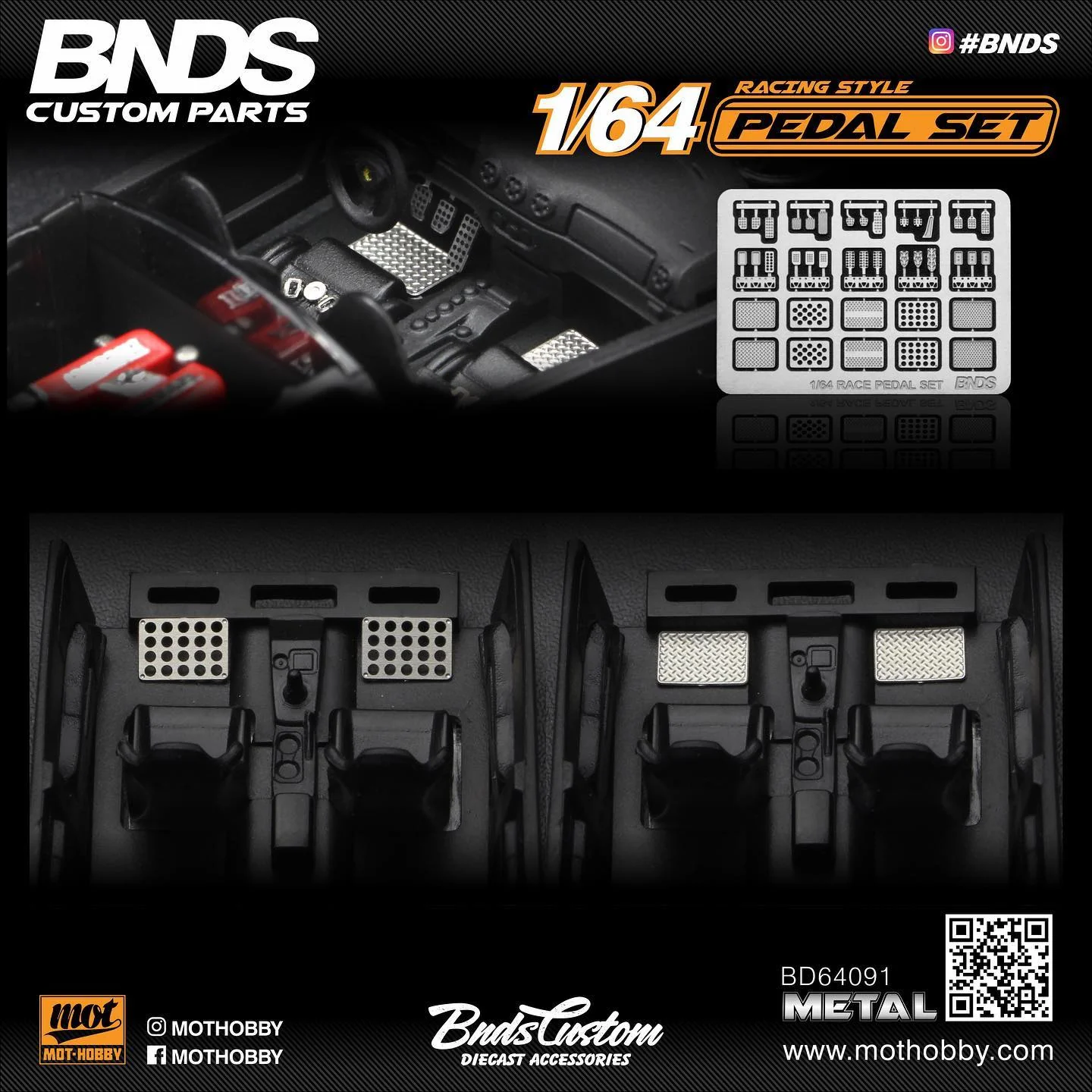 BNDS 1/64 Pedal Set (BD64091) - Image 4