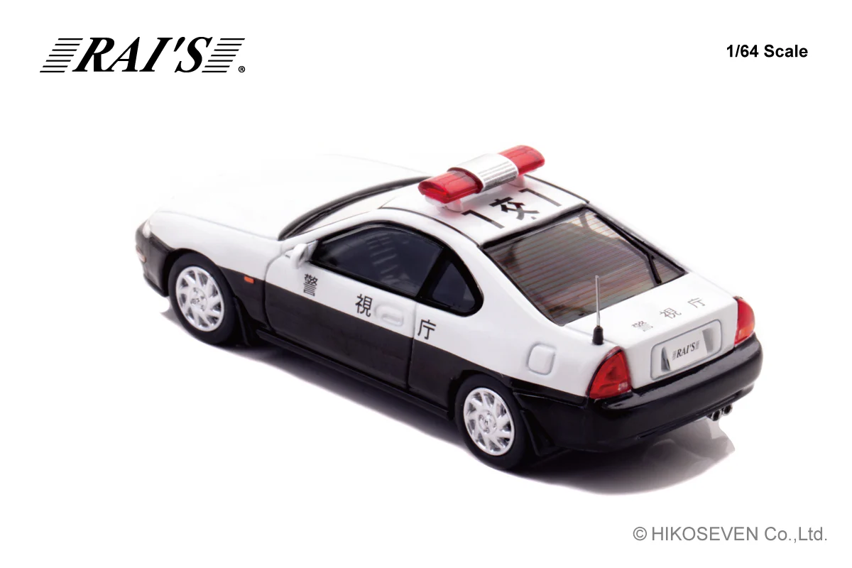 PREORDER RAI'S 1/64 Honda PRELUDE (BB4) Police Car Tokyo MPD H7640023 (Approx. Release Date : Q4 2024 subjects to the manufacturer's final decision) - Image 2