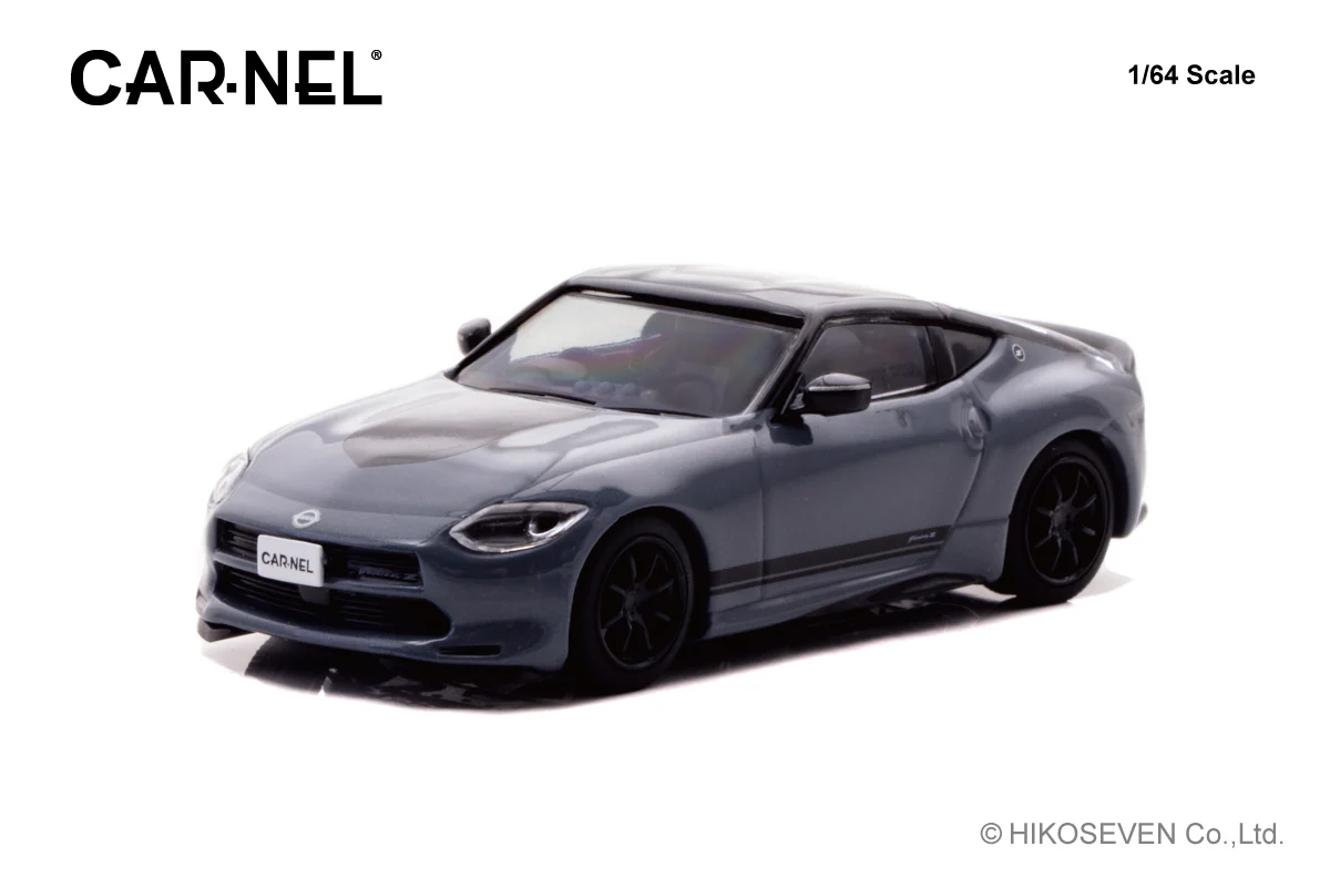 CAR-NEL 1/64 Nissan Fairlady Z Version ST Customized Edition 2023 Stealth Gray CN640042 - Image 2