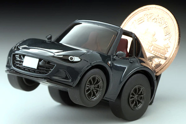 Choro-Q Zero Z-60c Mazda Roadster RF Open Roof Specification Grey - Image 8