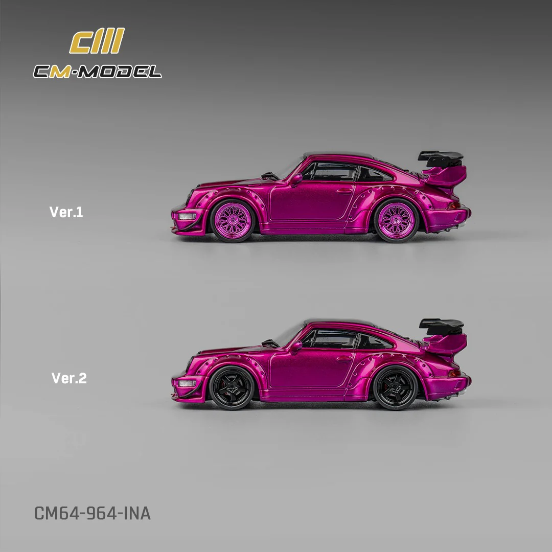 CM MODEL 1/64 964 Metallic Purple (Indonesia Exclusive) CM64-964-INA - Image 2