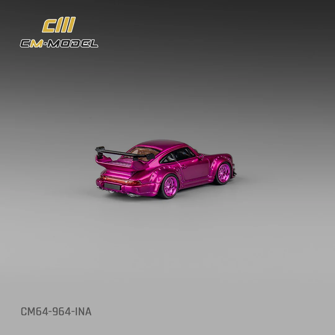 CM MODEL 1/64 964 Metallic Purple (Indonesia Exclusive) CM64-964-INA - Image 3