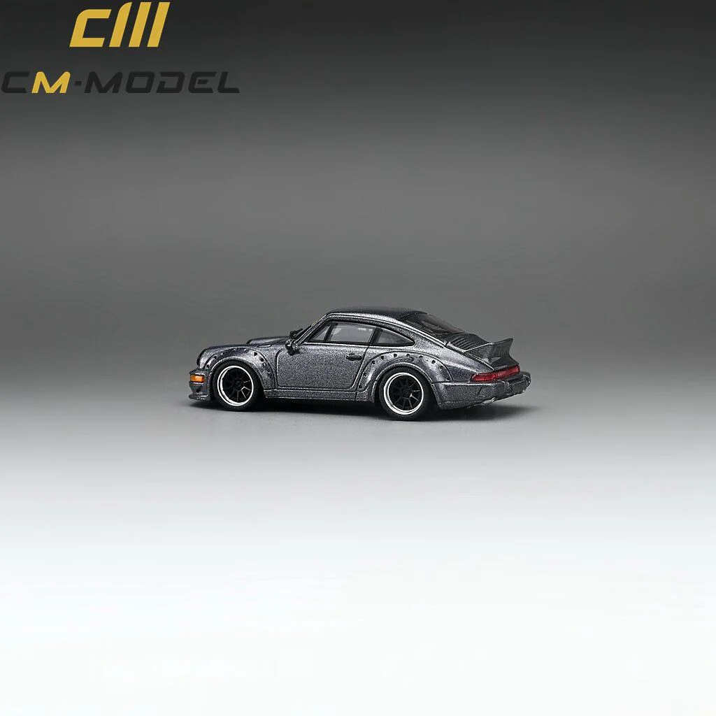 CM MODEL 1/64 964 Widebody Metallic Gray - Image 2