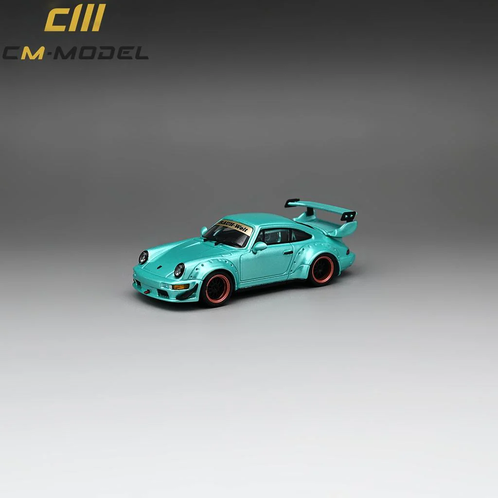CM MODEL 1/64 964 Widebody Tiffany CM64-964-11 - Image 3