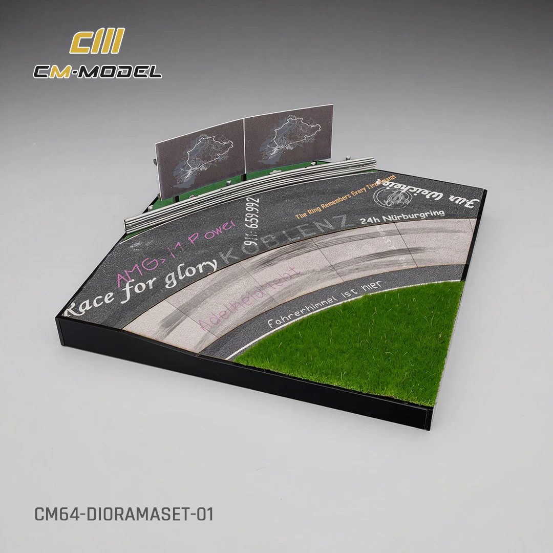PREORDER CM MODEL 1/64 Diorama Set with Zonda Revo (Complimentary Nürburgring Lap Time Model-Specific Decal) CM64-DIORAMASET-01 (Approx. Release Date : Q2 2026 subject to manufacturer's final decision) - Image 3
