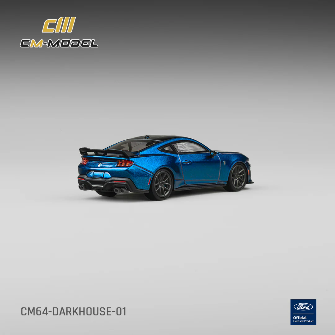 PREORDER CM MODEL 1/64 Ford Mustang DarkHorse Blue Ember Metallic CM64-DarkHorse-01 (Approx. Release Date : Q3 2026 subject to manufacturer's final decision) - Image 2