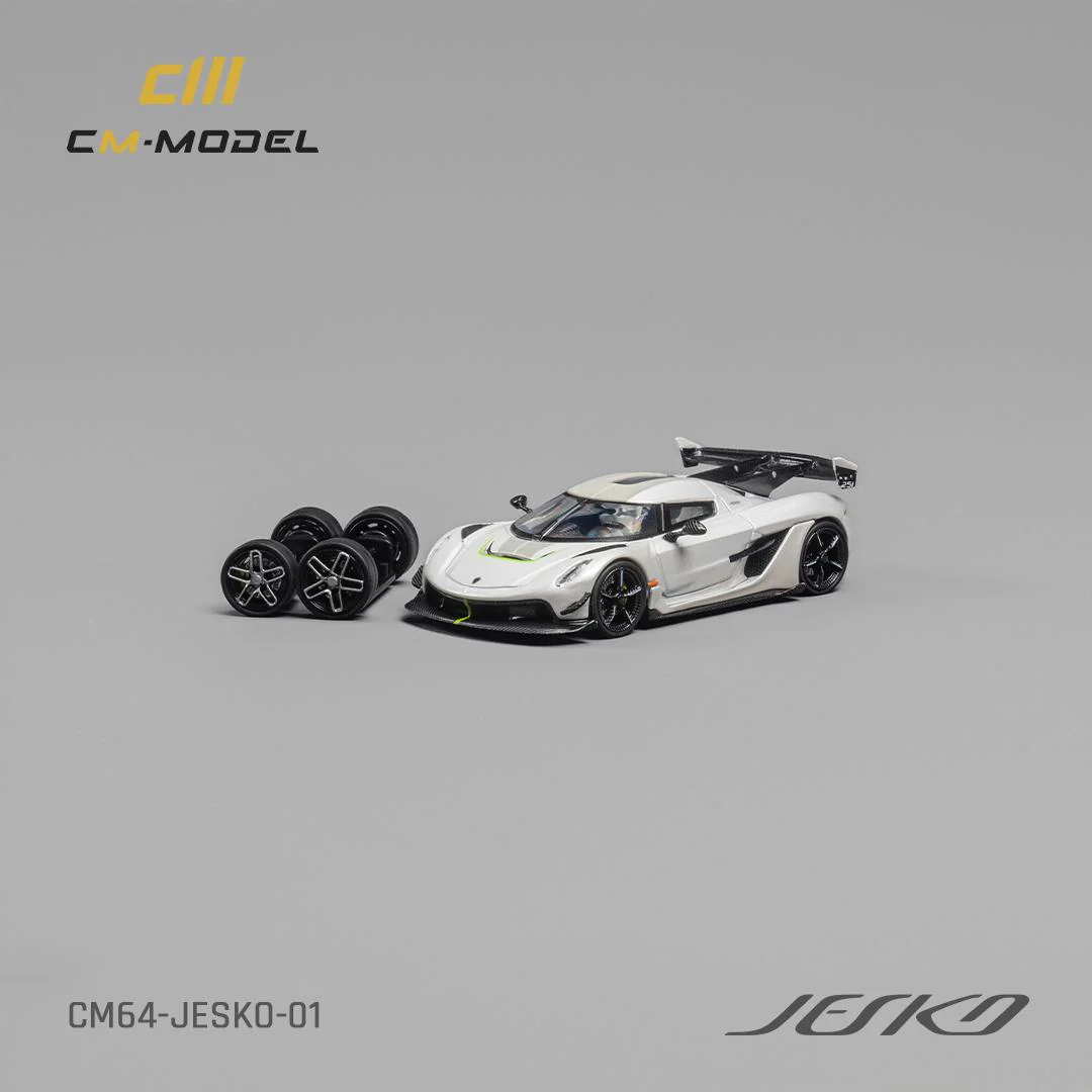 CM MODEL 1/64 Jesko Attack Pearl White CM64-jesko-01 - Image 2