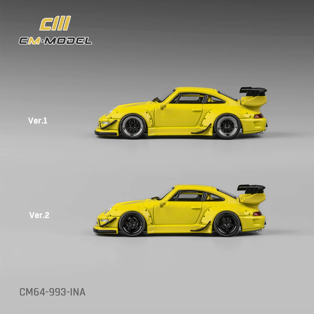 CM MODEL 1/64 993 Yellow (Indonesia Exclusive) CM64-993-INA - Image 2