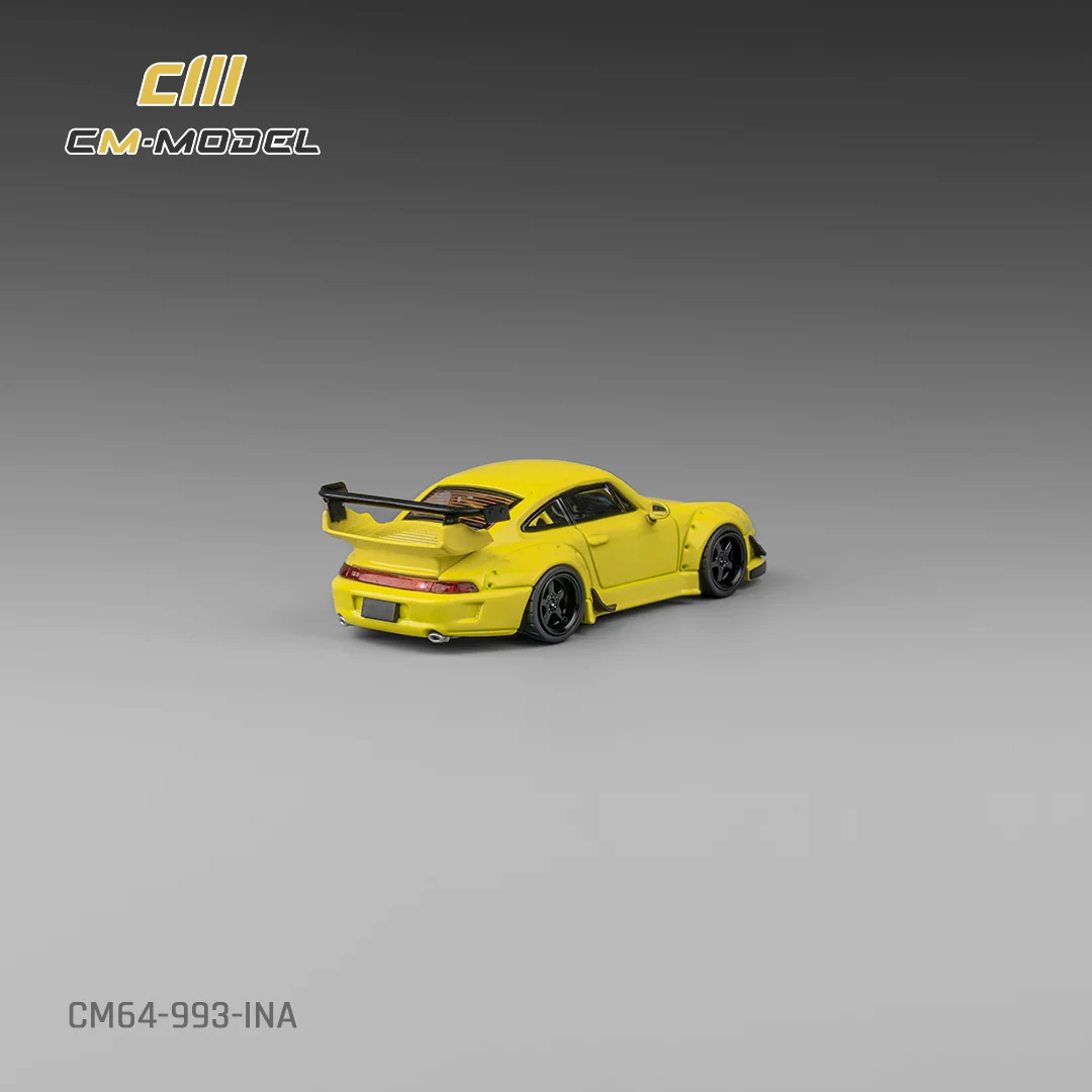 CM MODEL 1/64 993 Yellow (Indonesia Exclusive) CM64-993-INA - Image 3