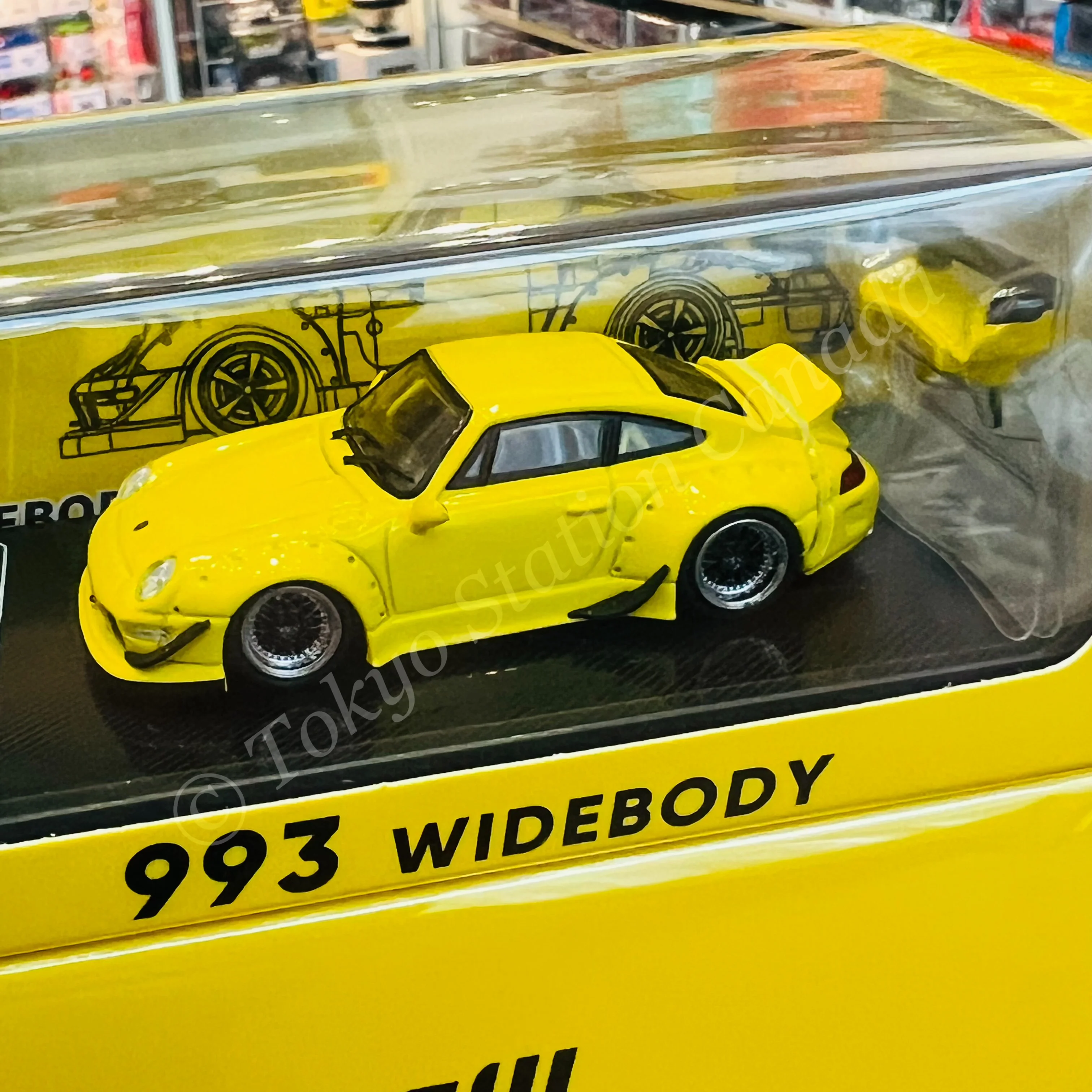 CM MODEL 1/64 993 Yellow (Indonesia Exclusive) CM64-993-INA - Image 5