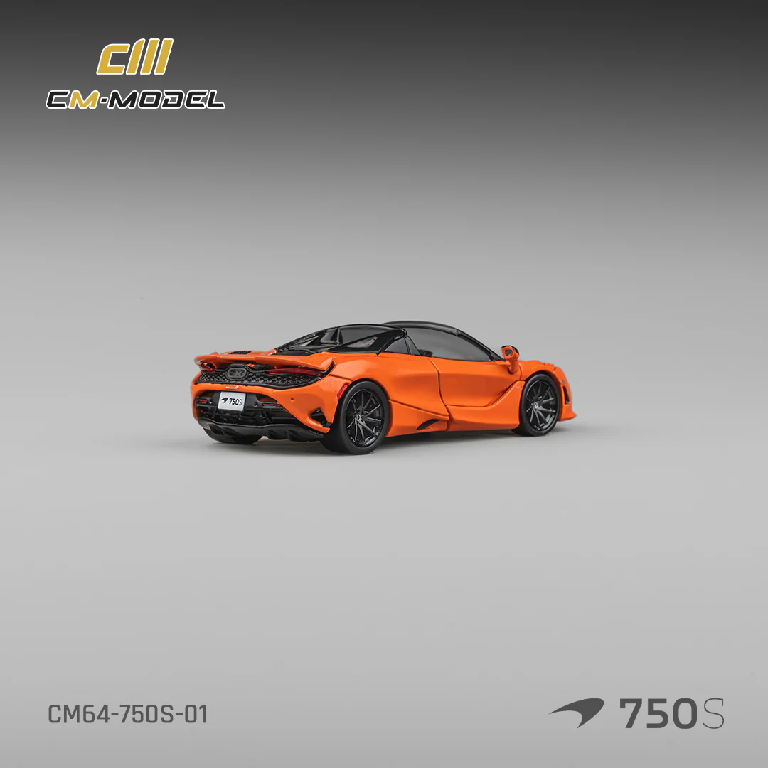 PREORDER CM MODEL 1/64 McLaren 750S Spider Ember Orange CM64-750S-01 (Approx. Release Date : Q3 2026 subject to manufacturer's final decision) - Image 2